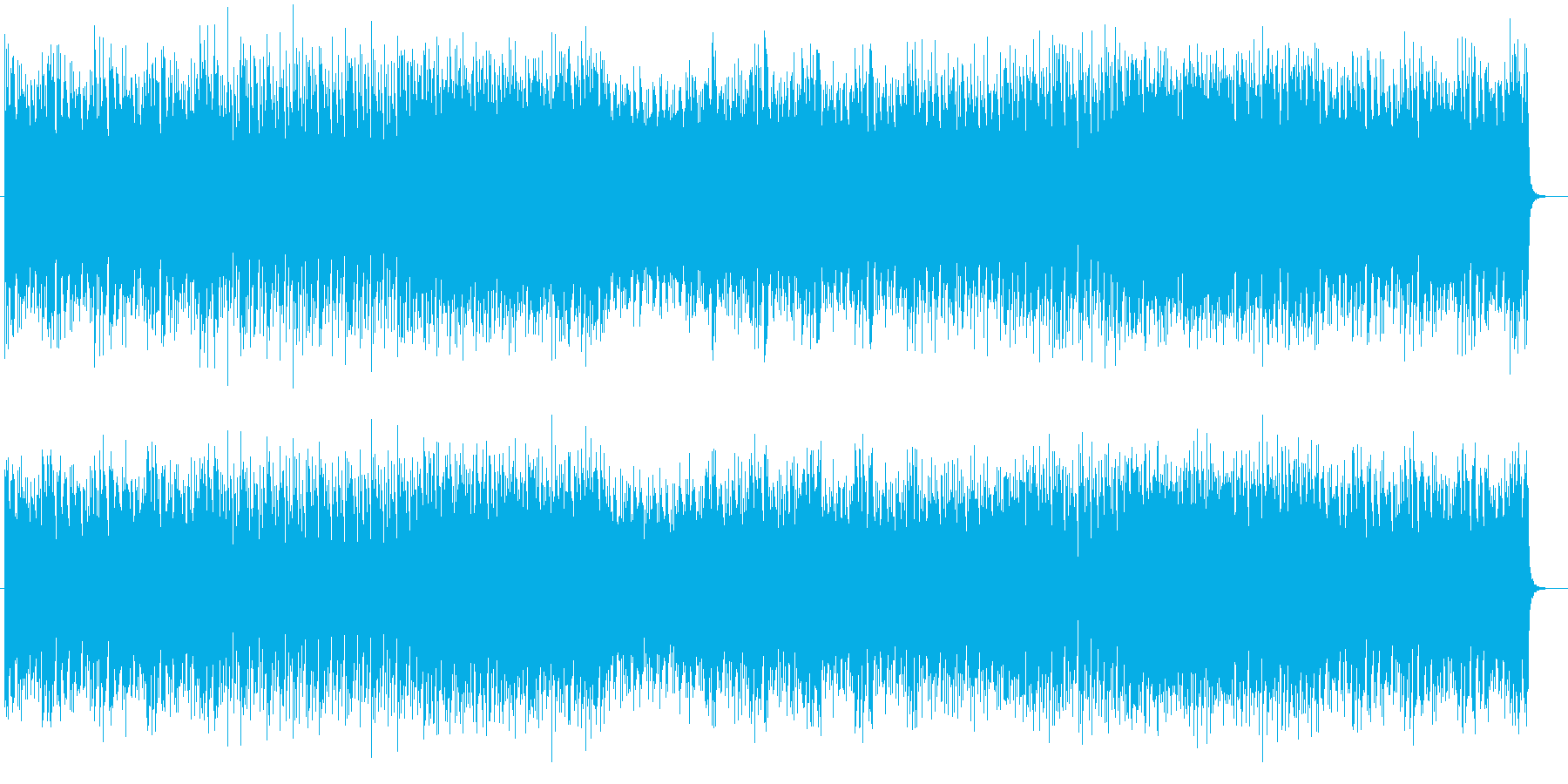 現代的で明るいテクノポップの再生済みの波形