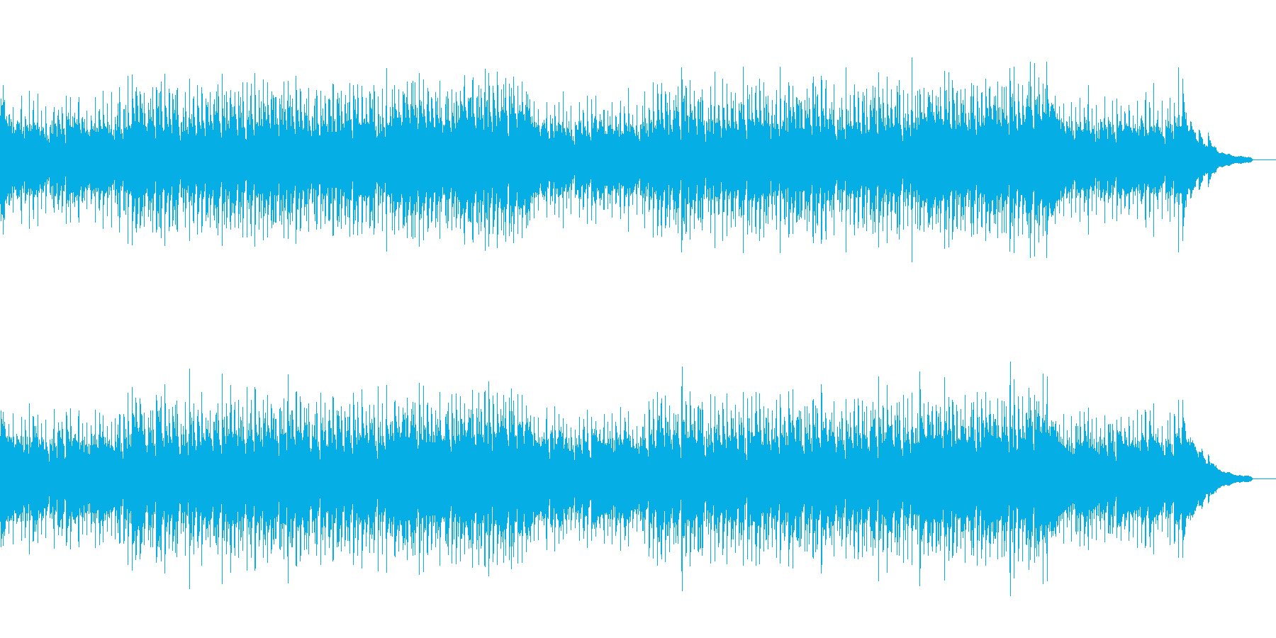 印象的な女声のポップなイージーリスニングの再生済みの波形