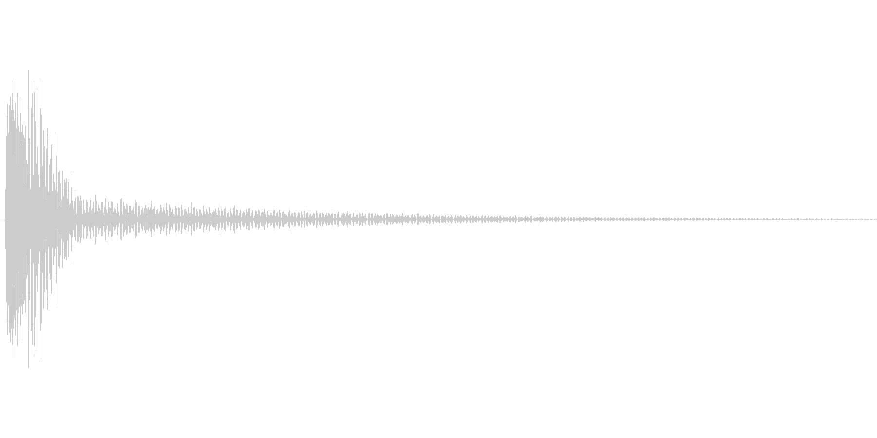 汎用的なシステム音の未再生の波形