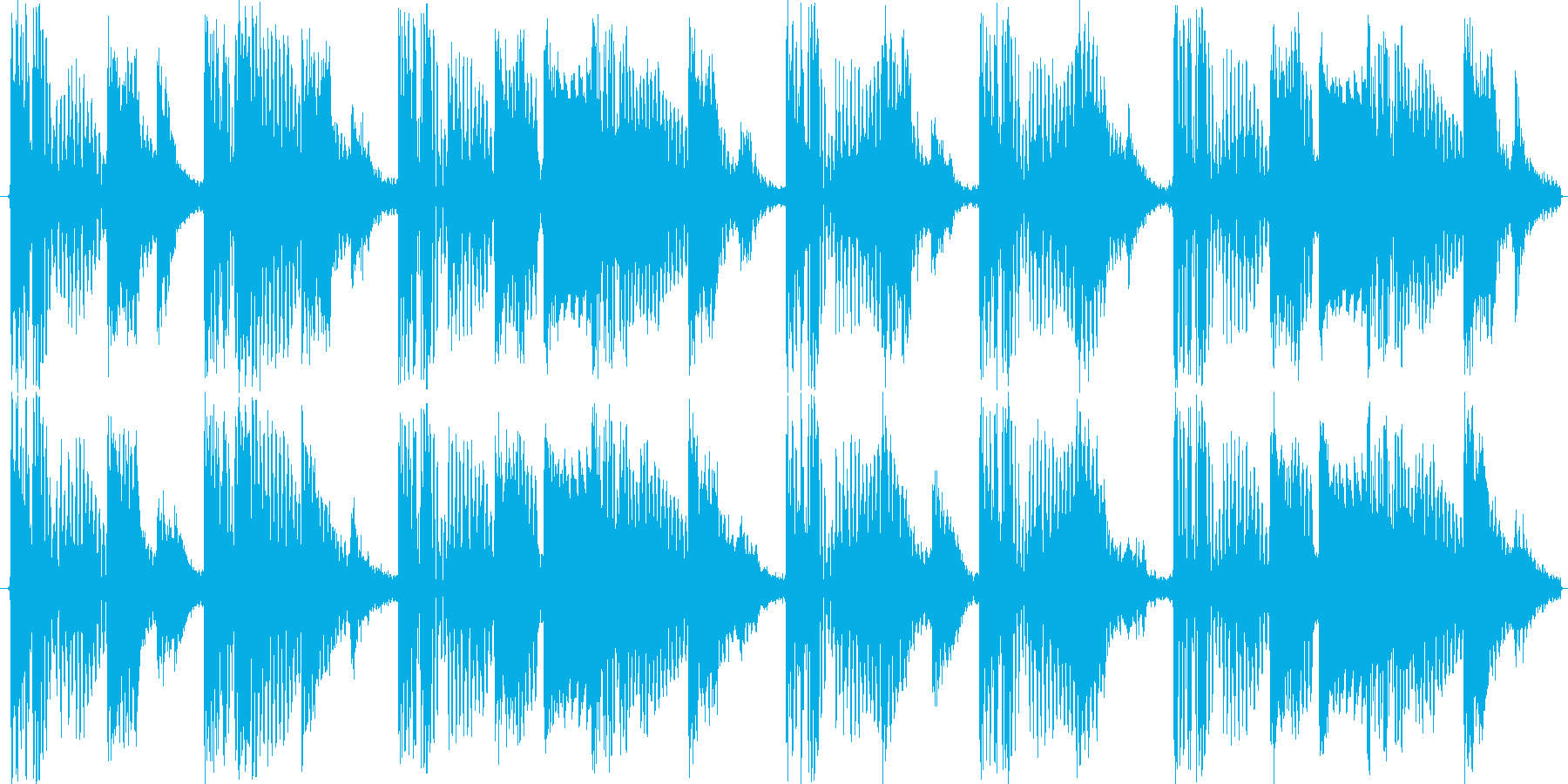 デトロイトを意識した楽曲です。の再生済みの波形