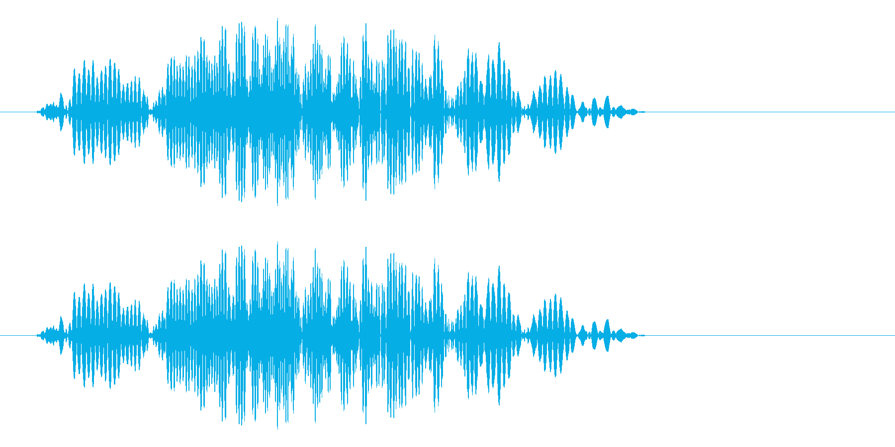 ヒュッ!(素早い動きのある音)の再生済みの波形