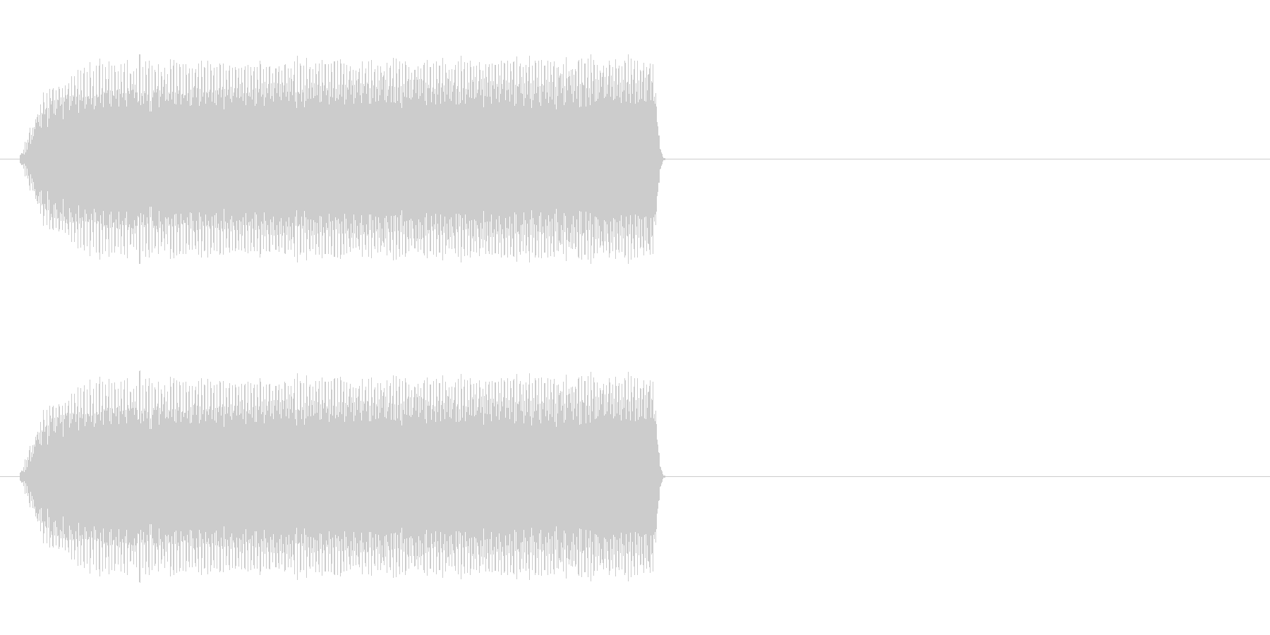 携帯用バイブ音源大きい音の未再生の波形