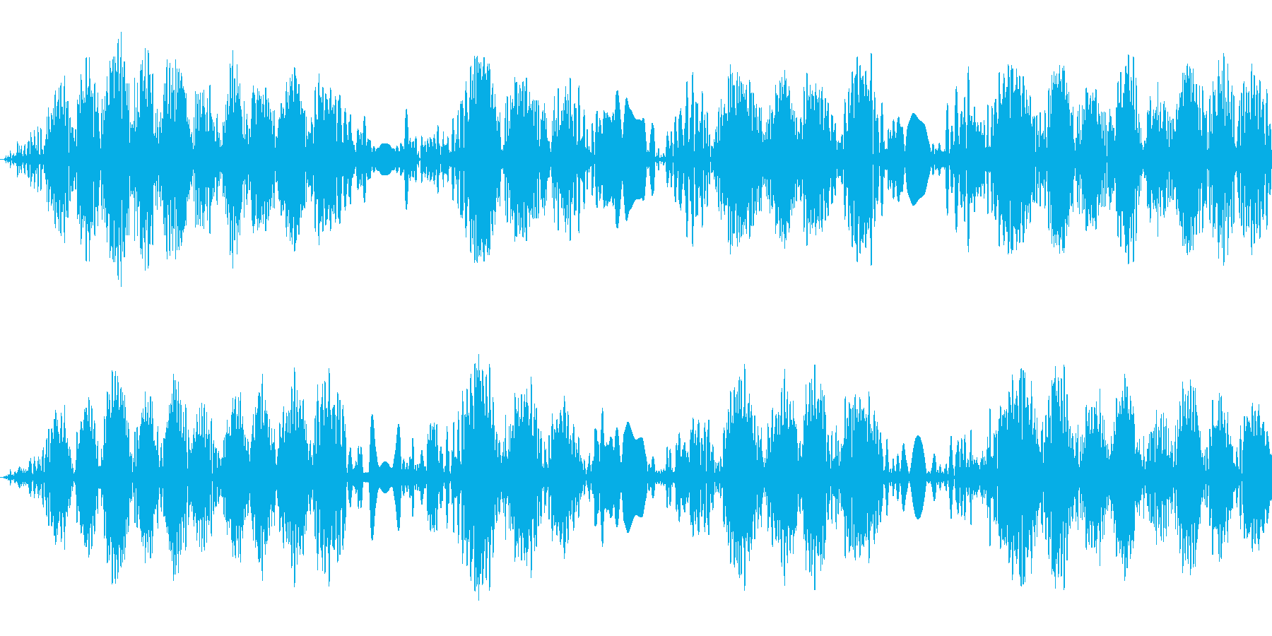 キュパキュパ(レコードスクラッチの音)の再生済みの波形