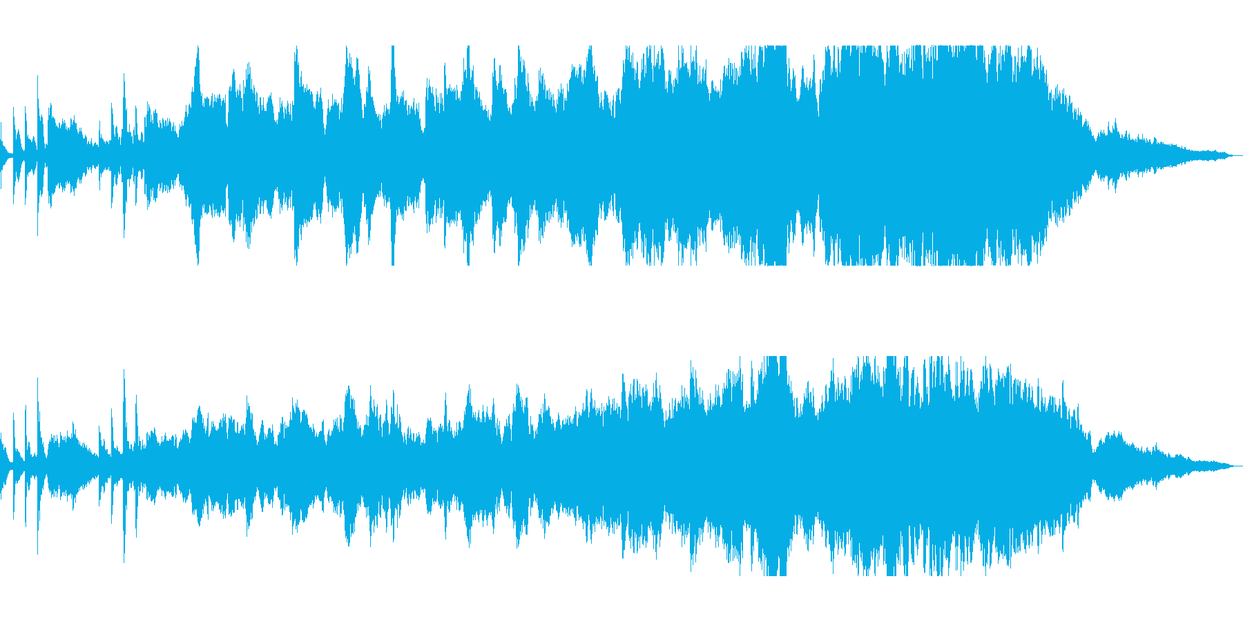 静かで滑らかな歴史あるピアノの曲の再生済みの波形
