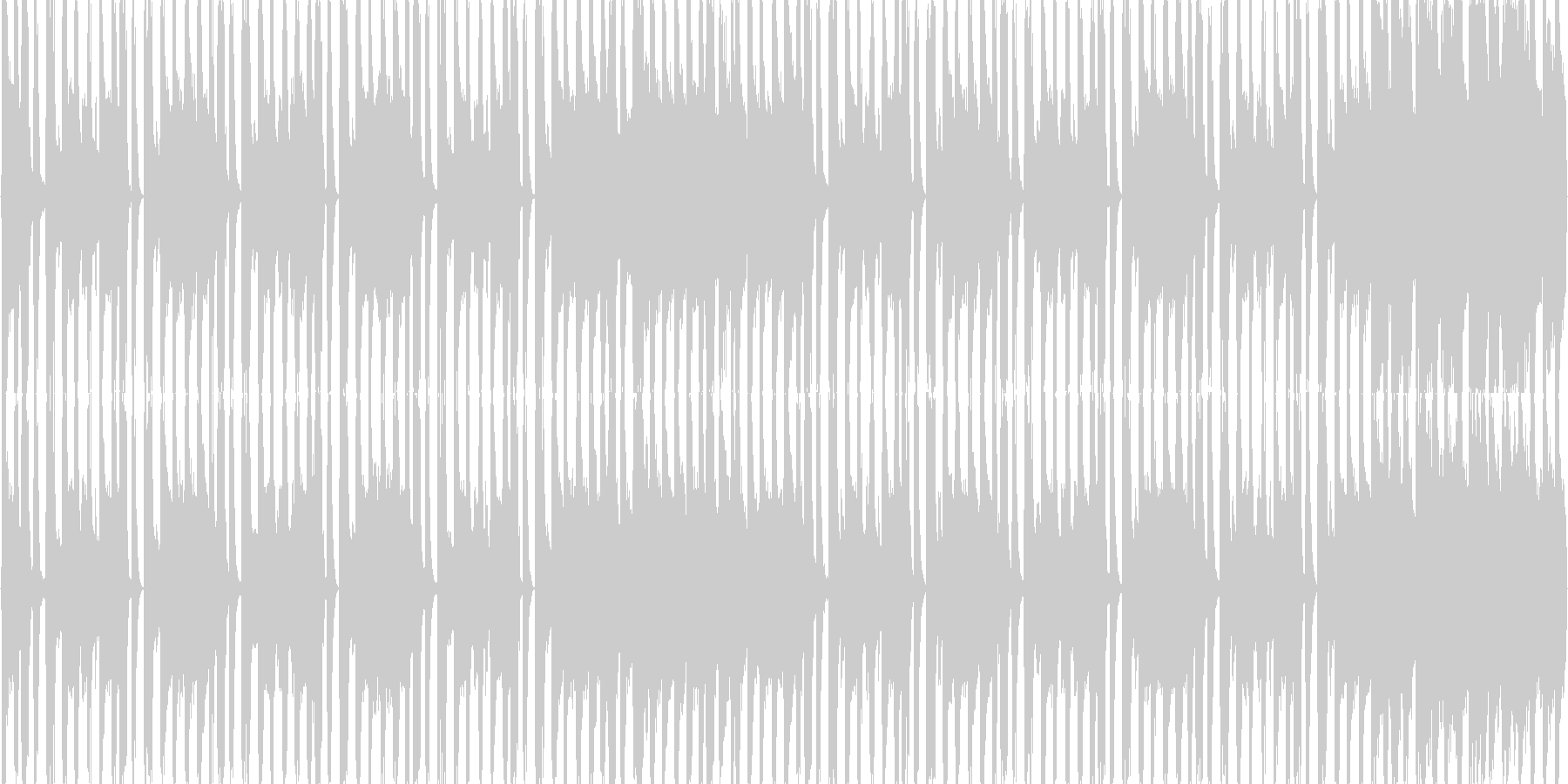 ファンキーなロックBGMの未再生の波形