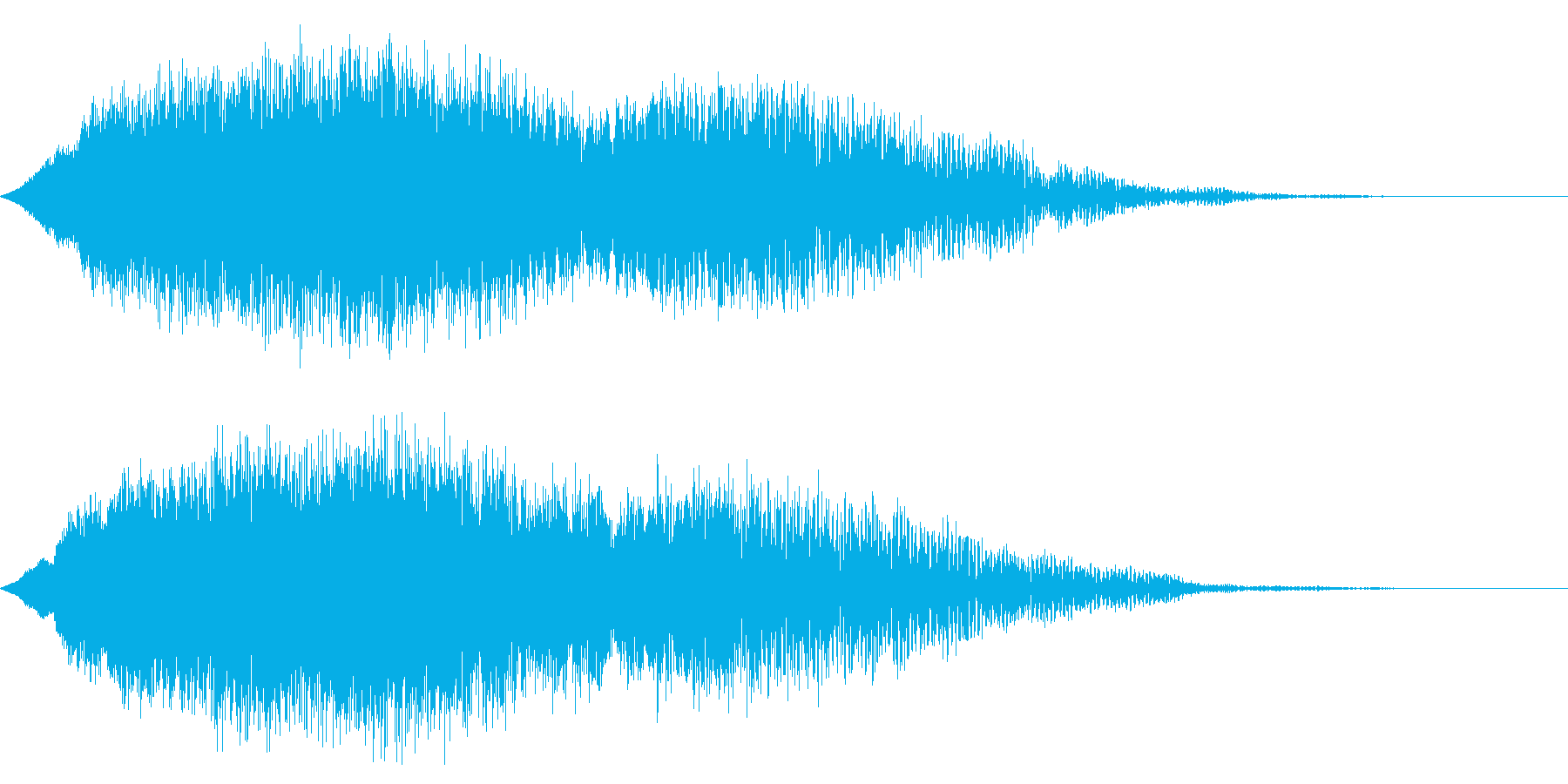 恐怖感を煽るような背景音です。の再生済みの波形