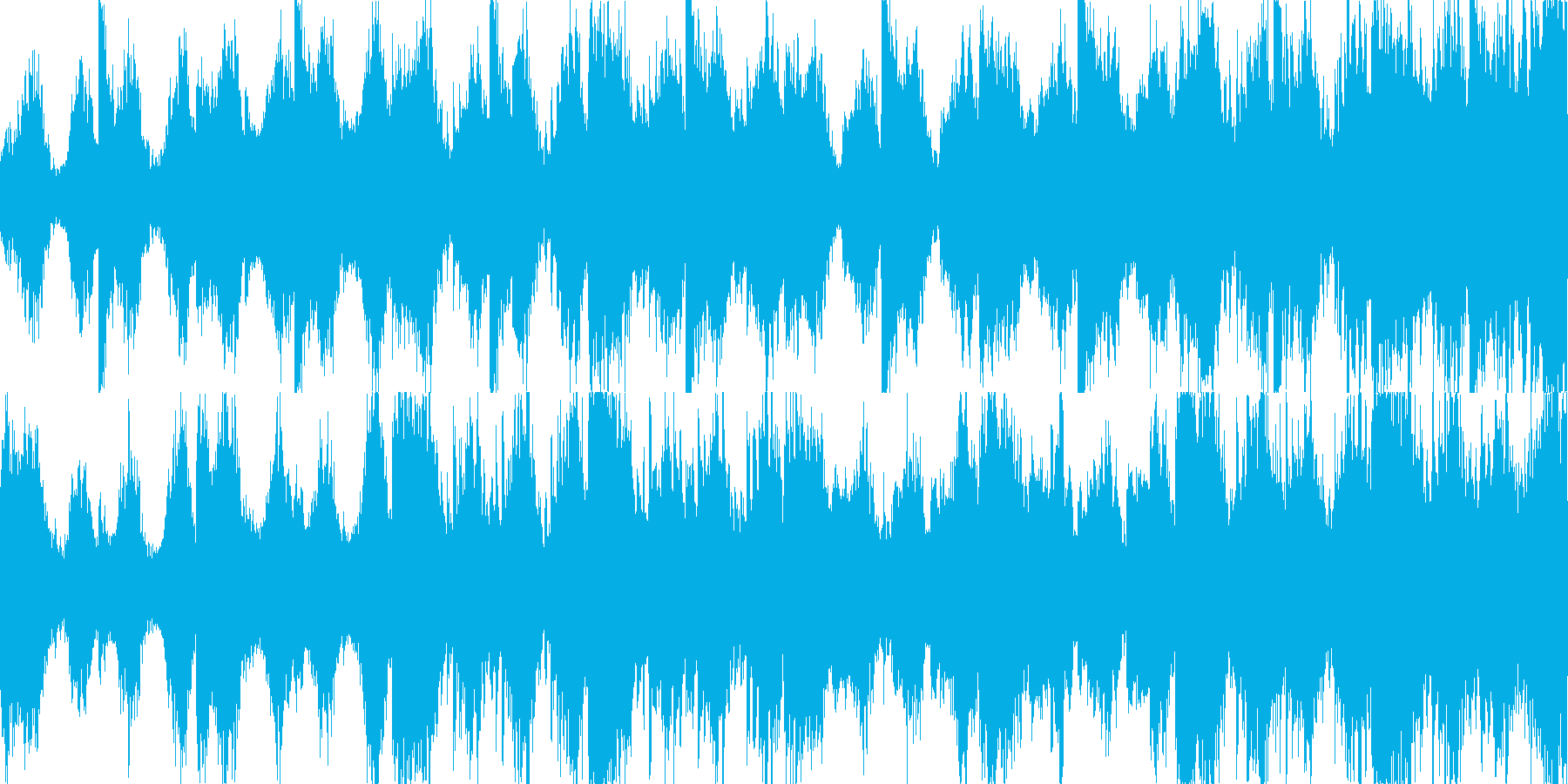マジで怖いホラーBGMの再生済みの波形