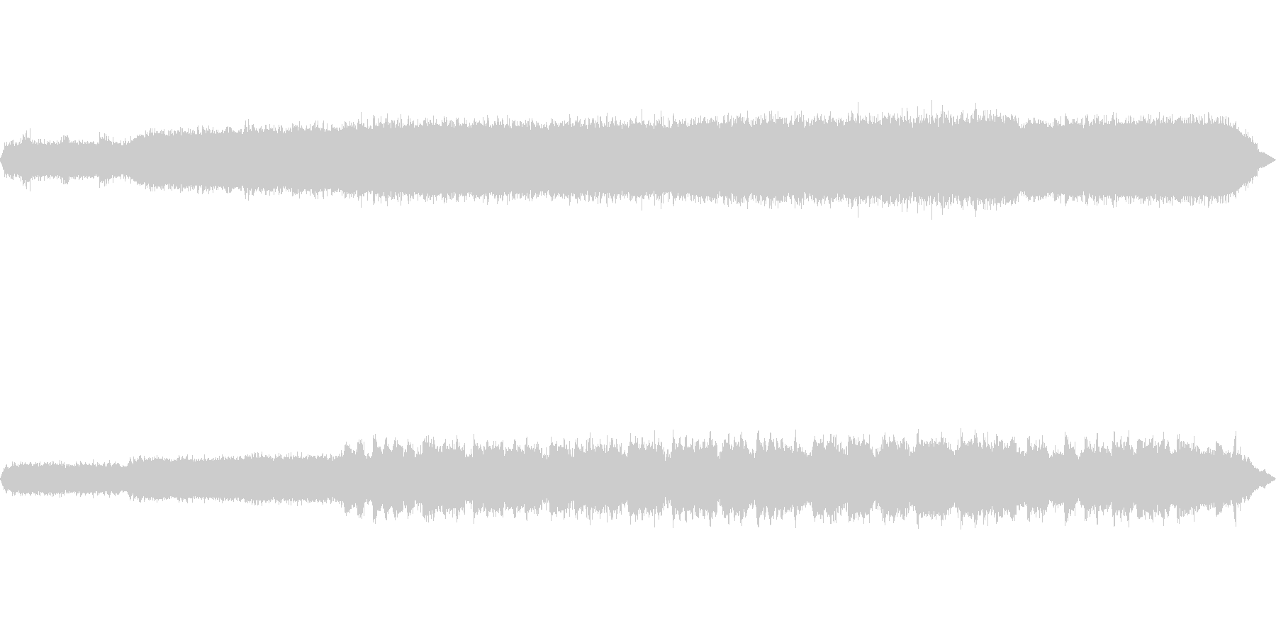 【自然音】秋の虫の鳴き声01の未再生の波形