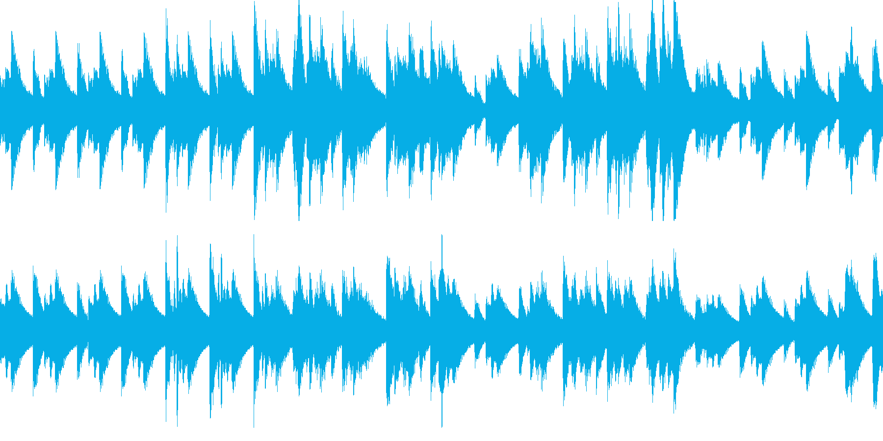 悲しいピアノ曲(LOOP対応)の再生済みの波形