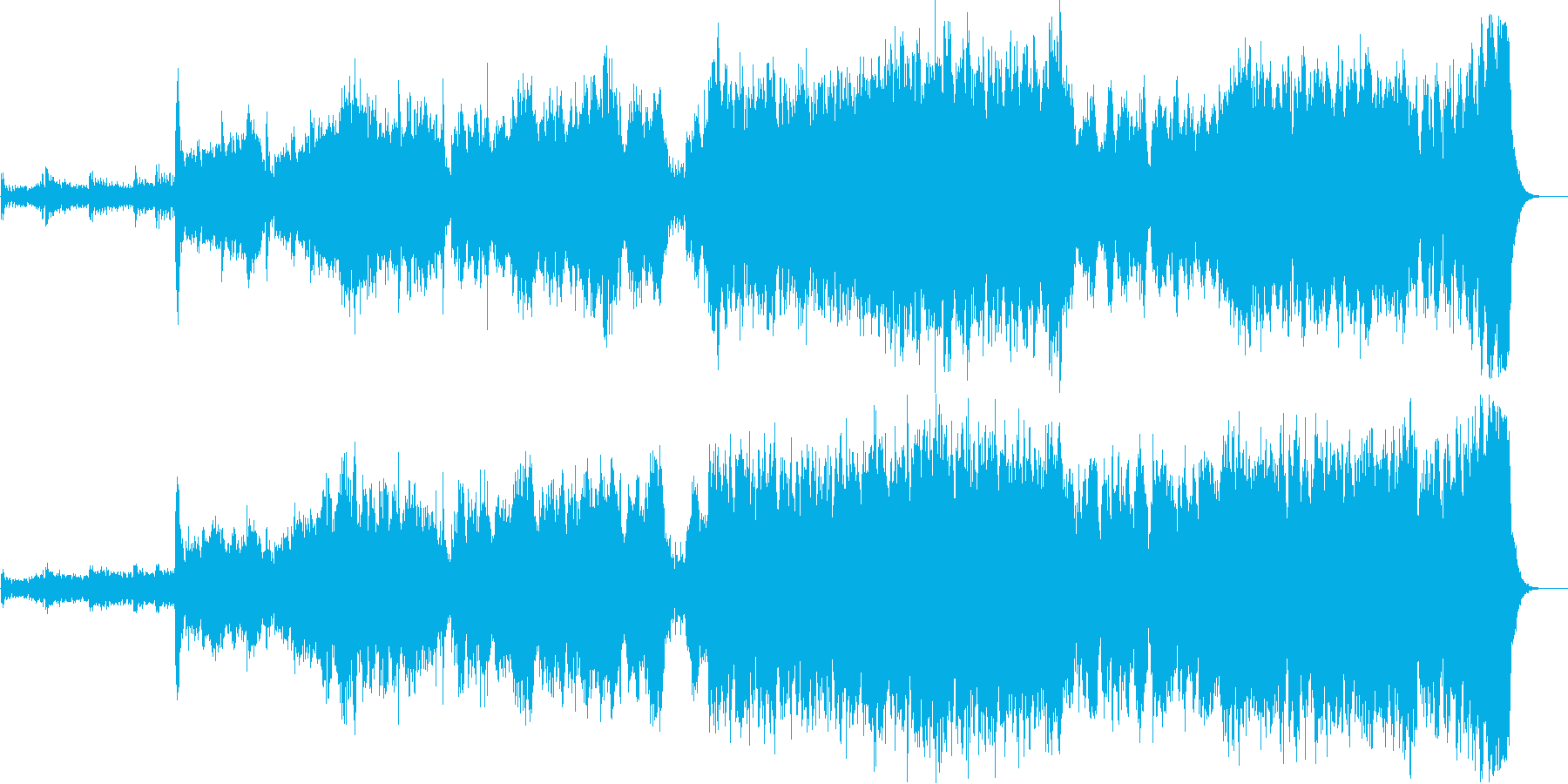 BGMの再生済みの波形