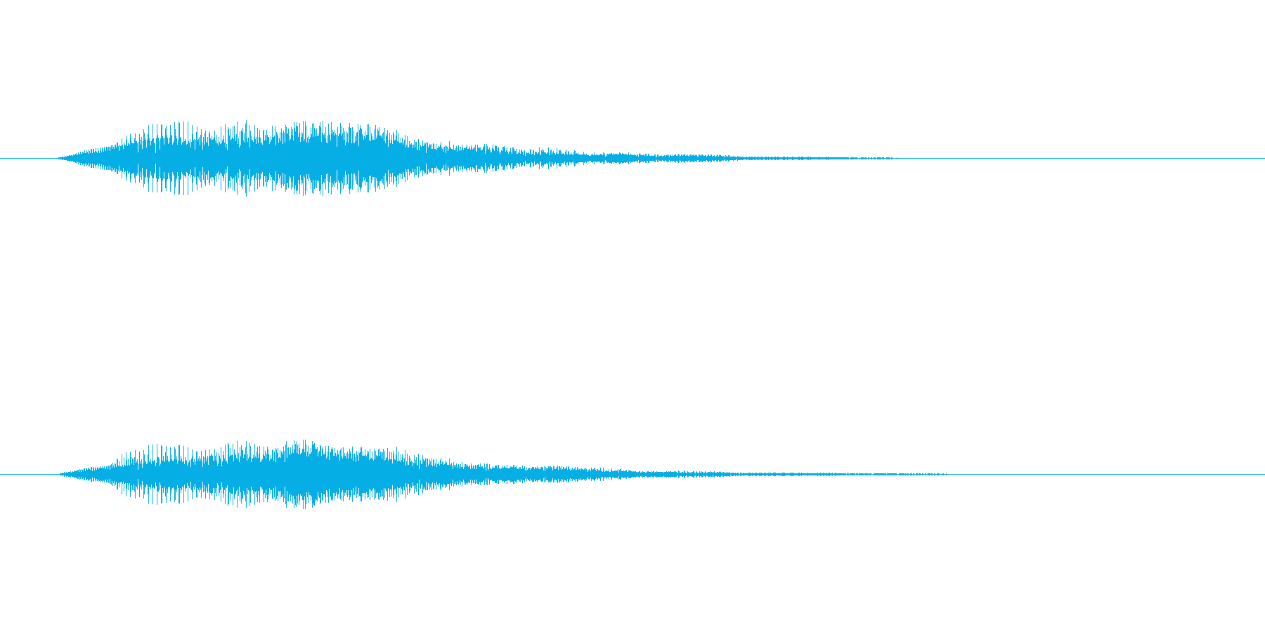 ボタンを押し決定した時の音です の再生済みの波形