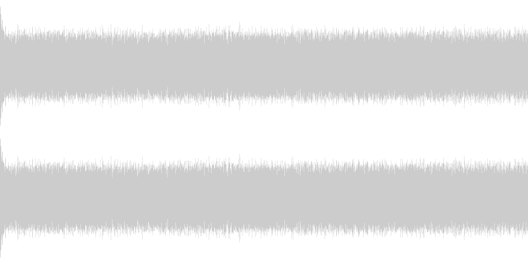 ゴー(8bitの地震の音です)の未再生の波形