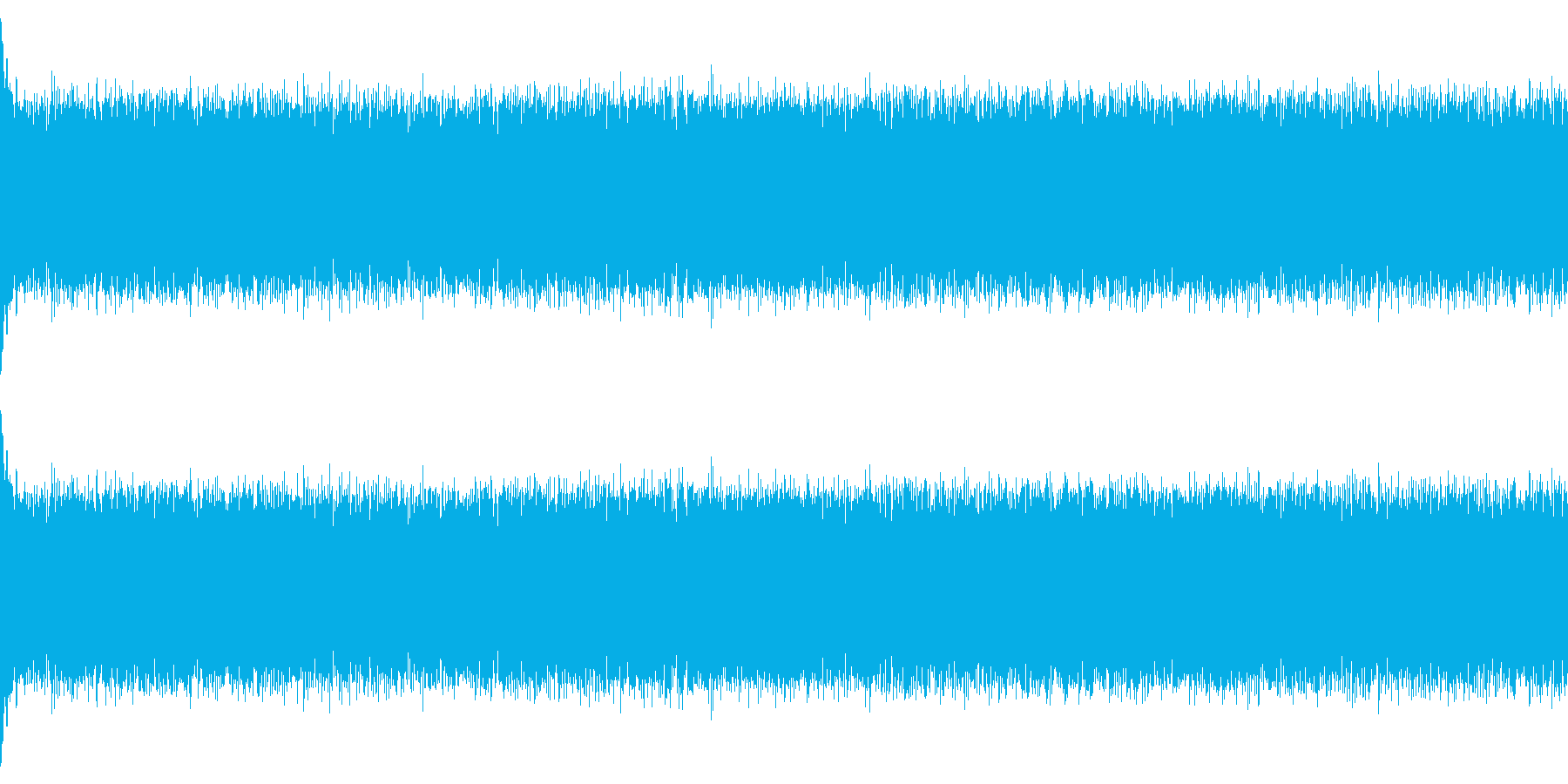 ゴー(8bitの地震の音です)の再生済みの波形
