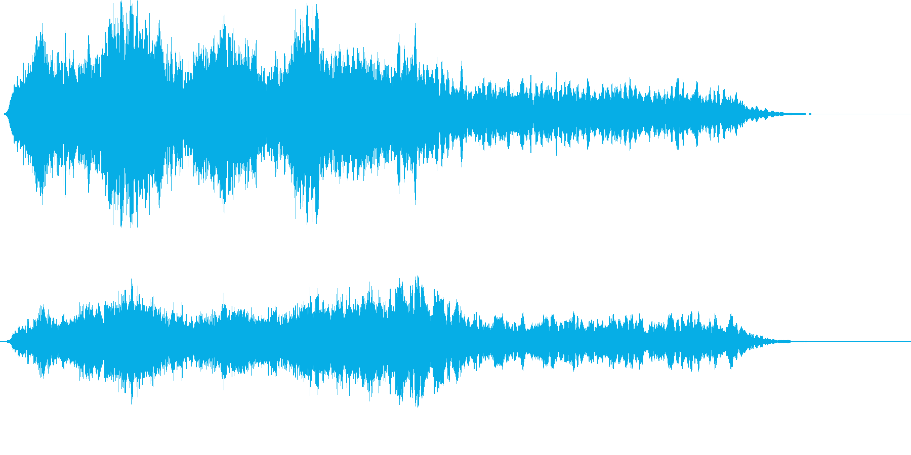 環境音系の効果音です。の再生済みの波形
