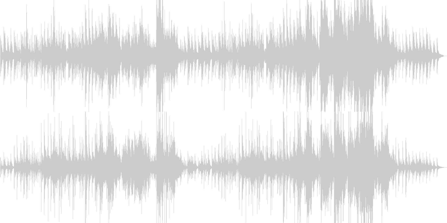 しっとりギターの歴史ロマンを感じる音楽の未再生の波形