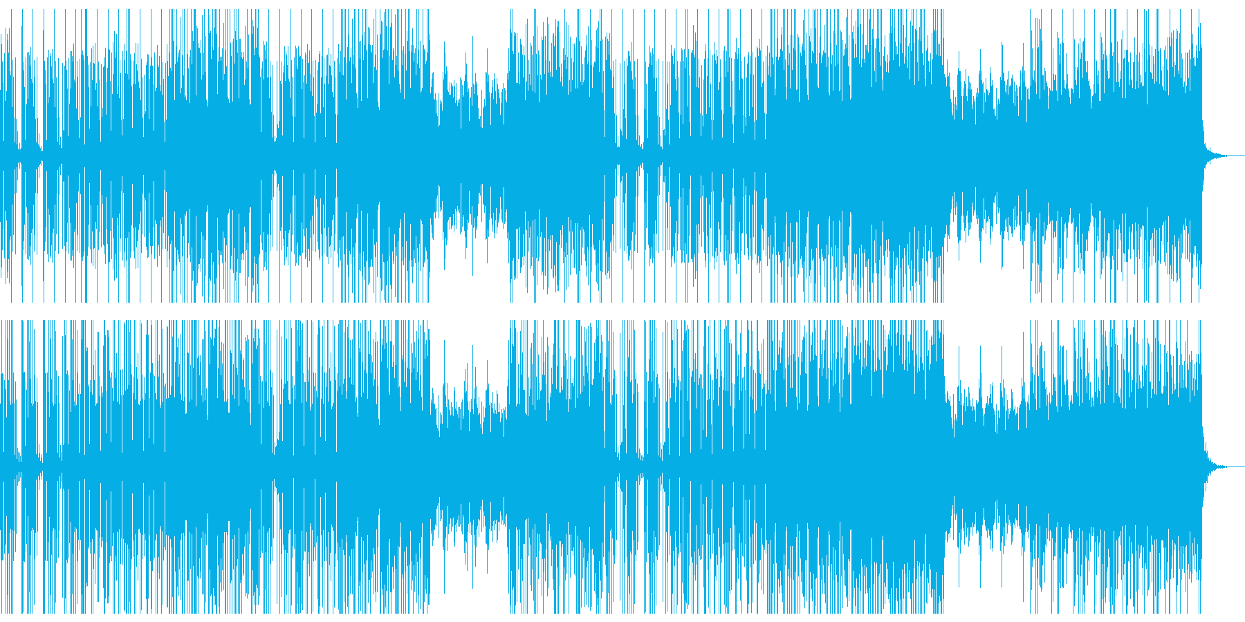 100BPM・Electro・DnBの再生済みの波形