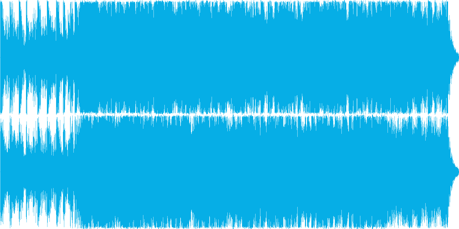 ゆったりとした怖いイメージのBGMです。の再生済みの波形