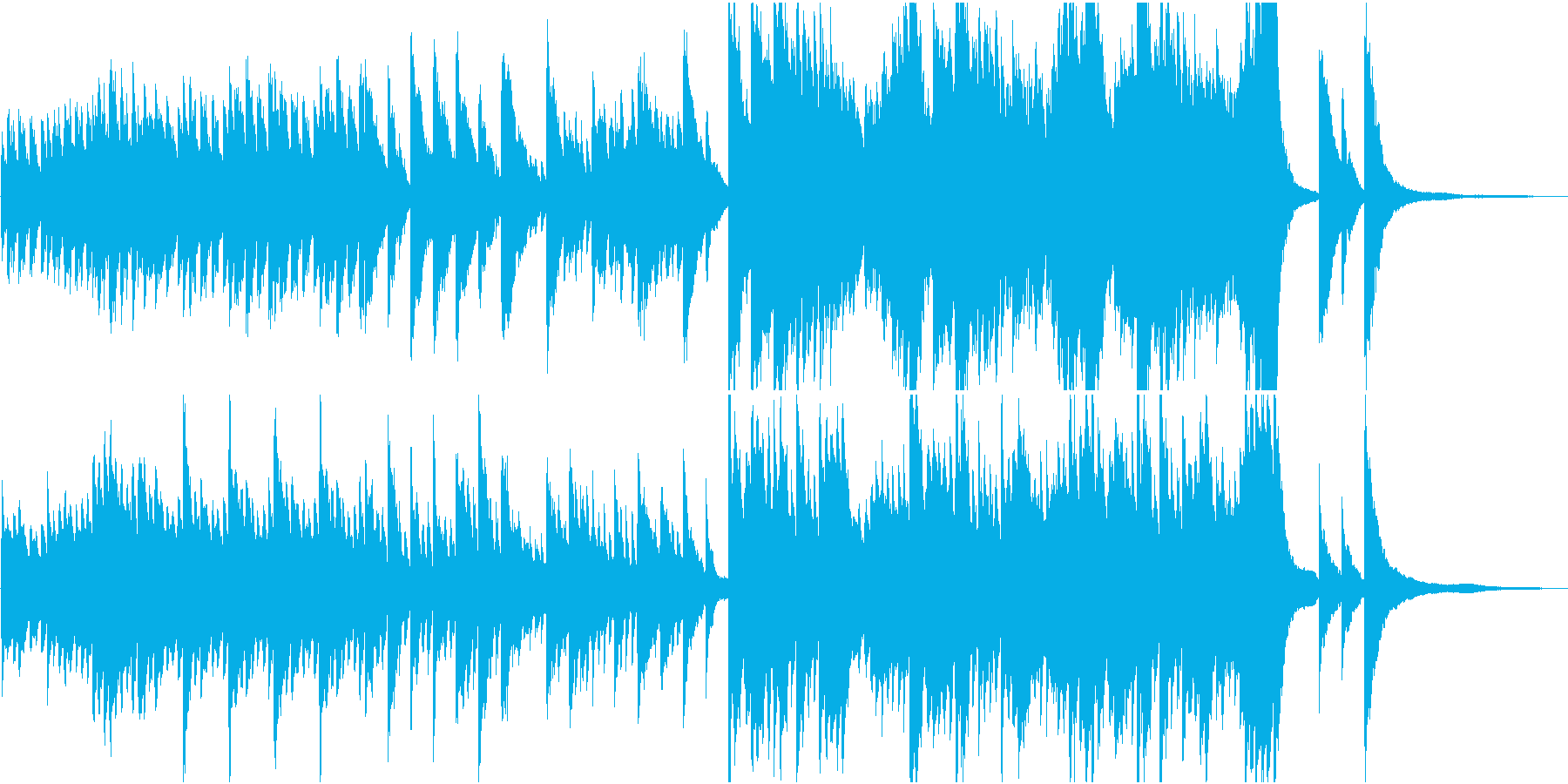 切なく感動的なピアノ曲ですの再生済みの波形