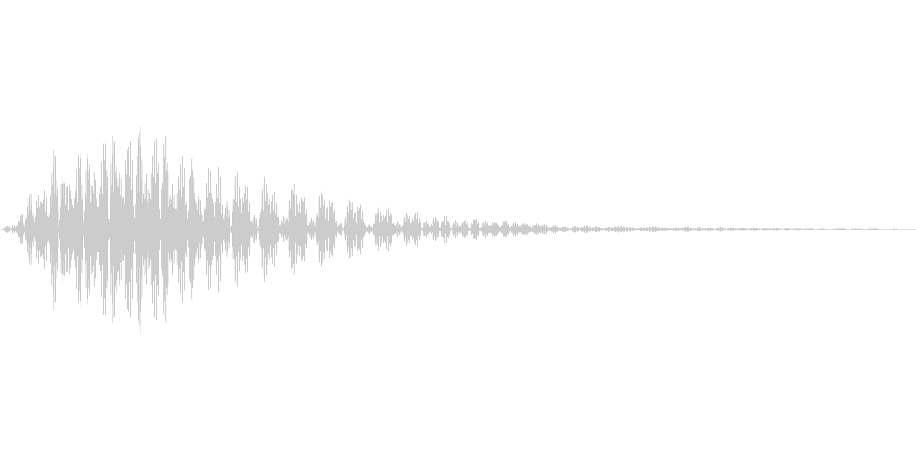 汎用的なシステム音の未再生の波形