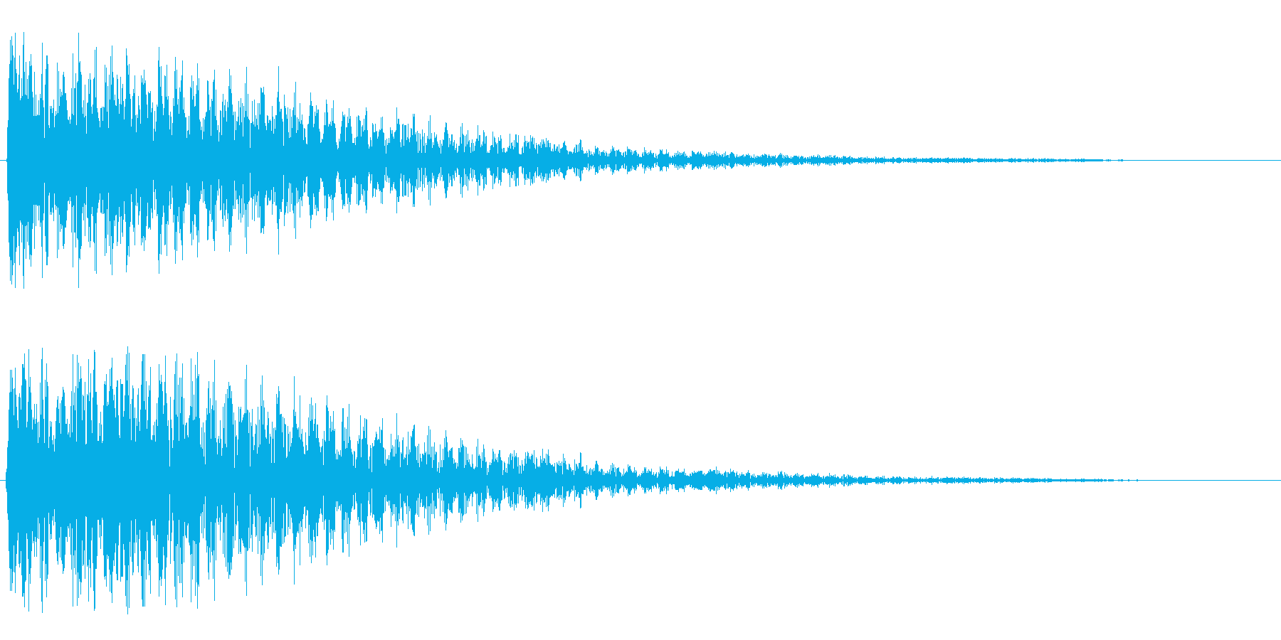 ドワーン(鐘の音色)の再生済みの波形
