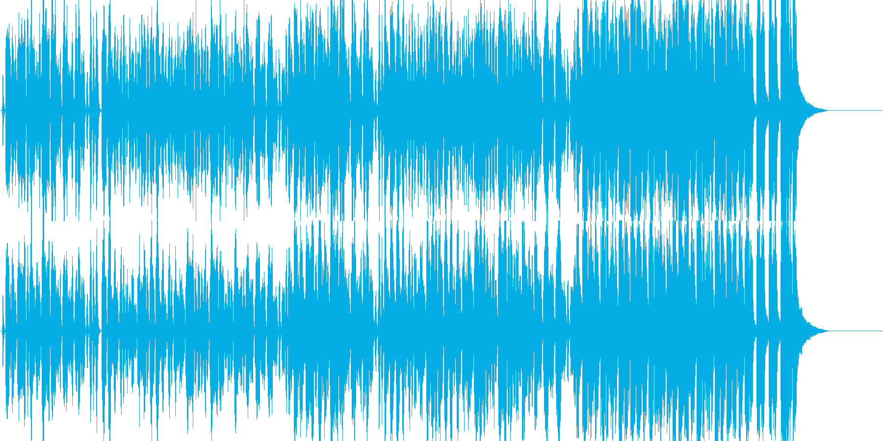 楽しくコミカルな行進曲の再生済みの波形