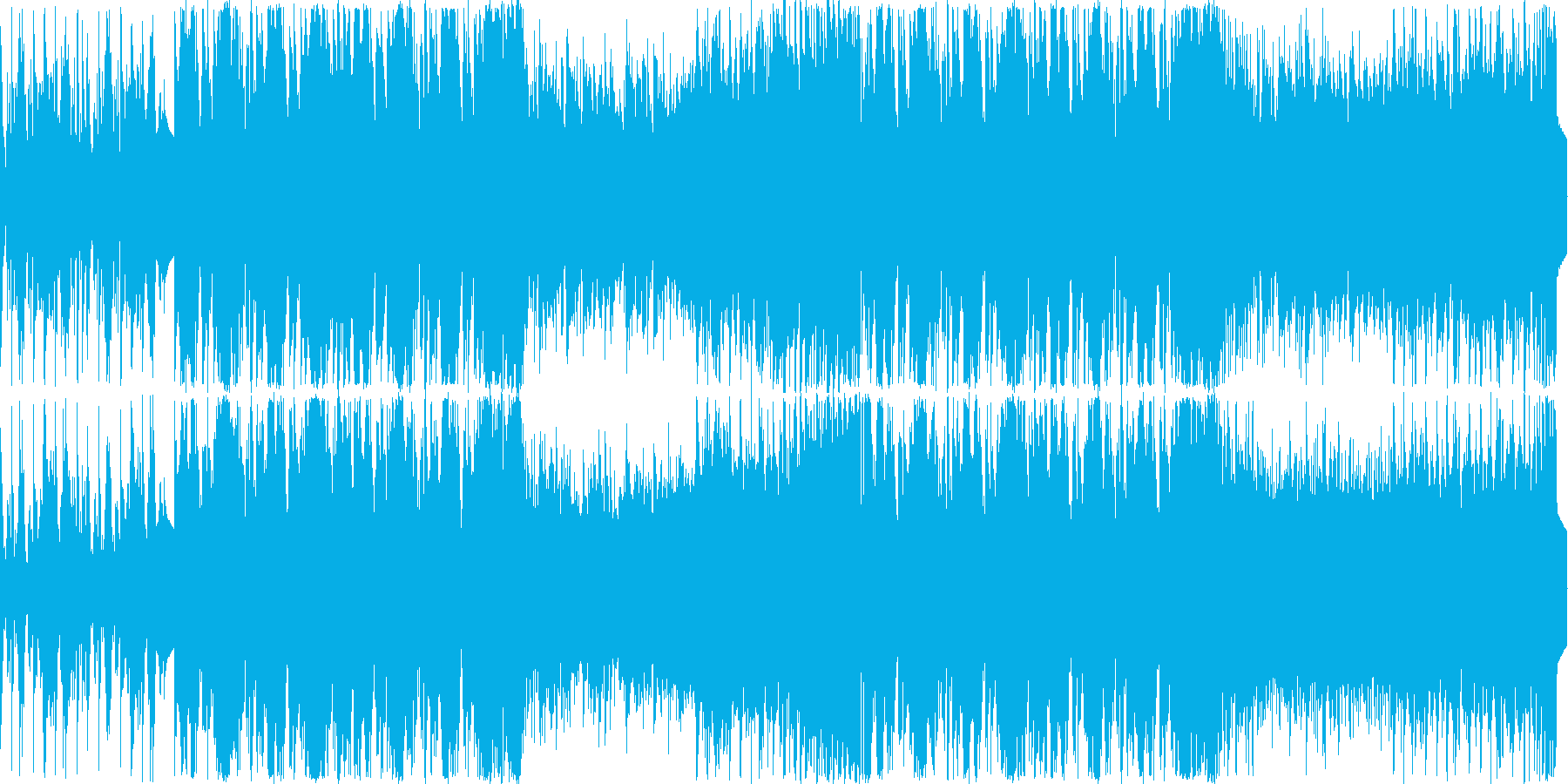 ダークファンタジーのゲーム曲の再生済みの波形