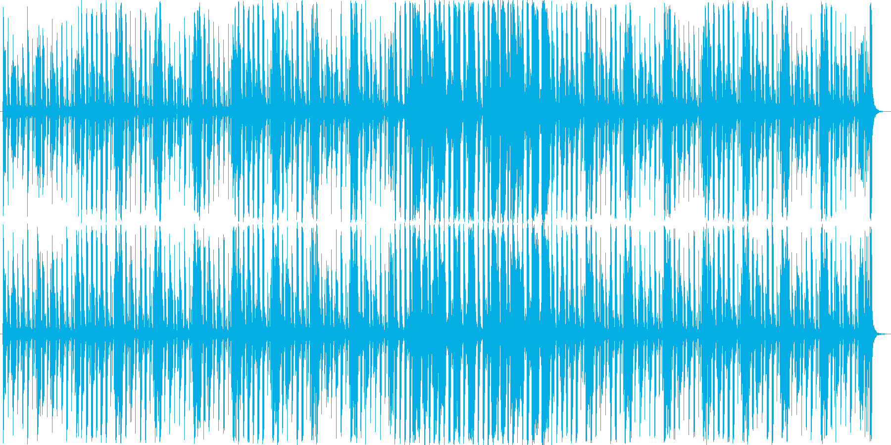 おもちゃの世界のかわいいマーチ・行進曲の再生済みの波形