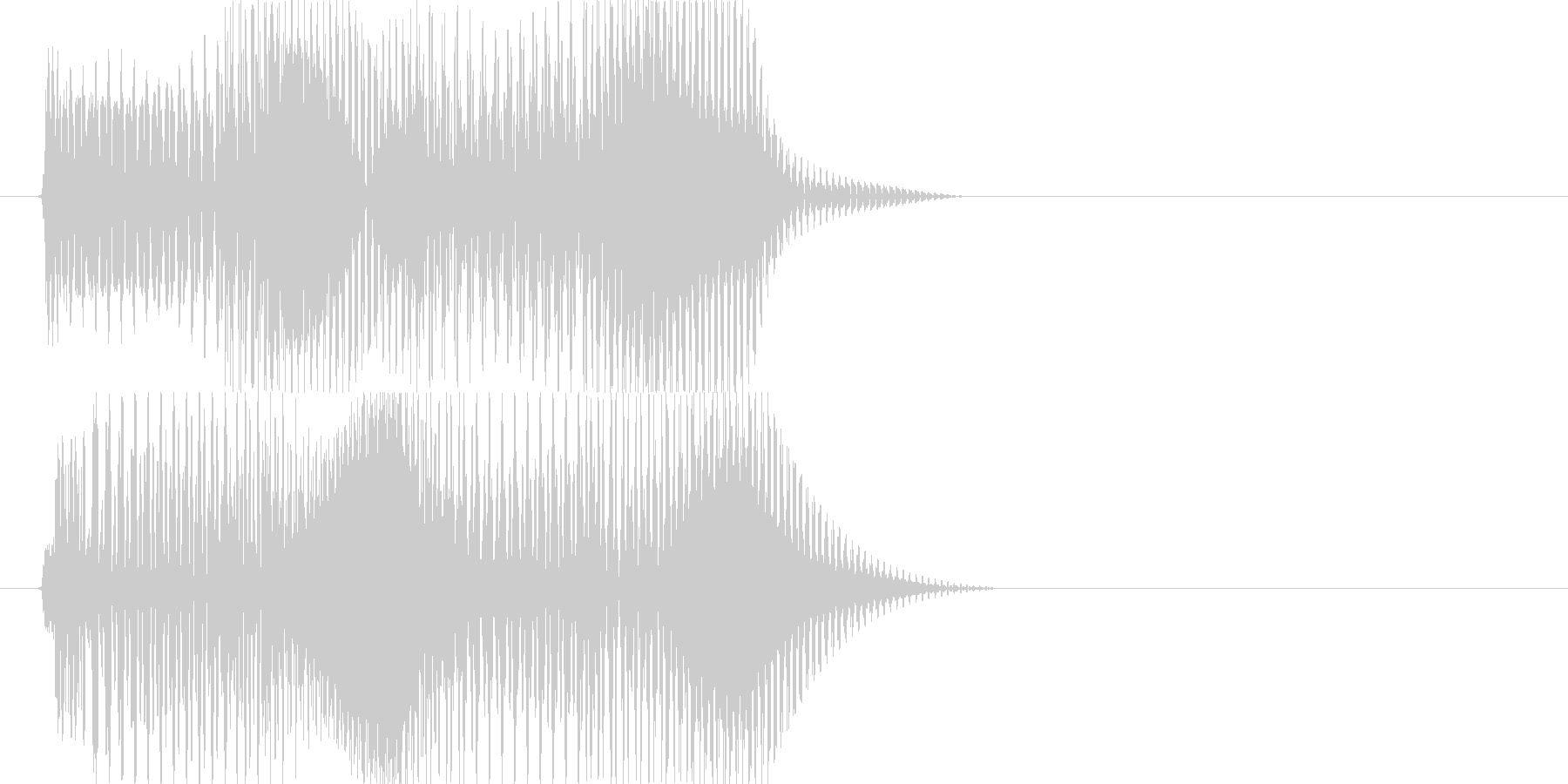 ピコピコ(エラー・アラート音 低音)の未再生の波形