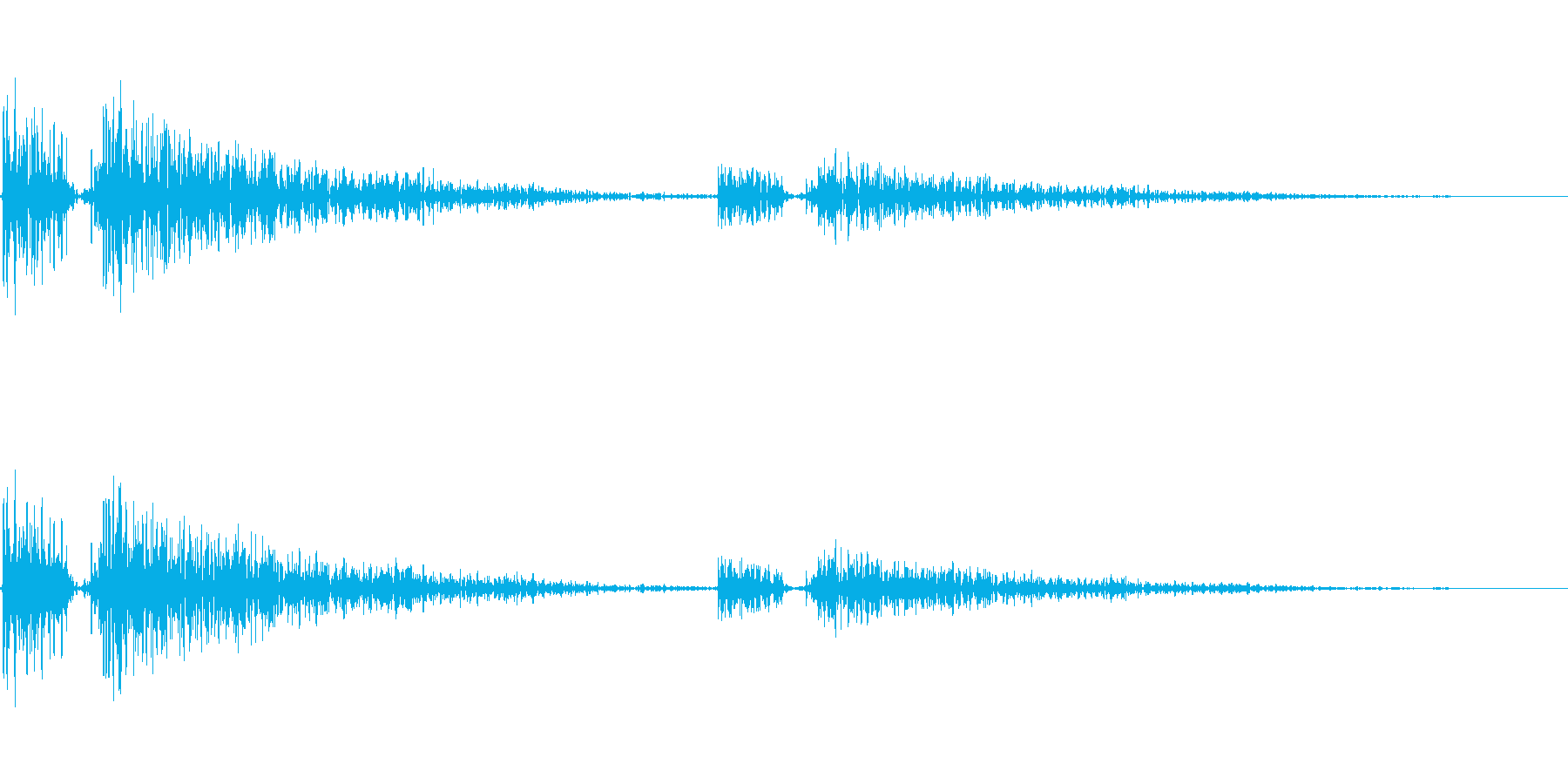 オードソックスなボタン、通知音です。の再生済みの波形