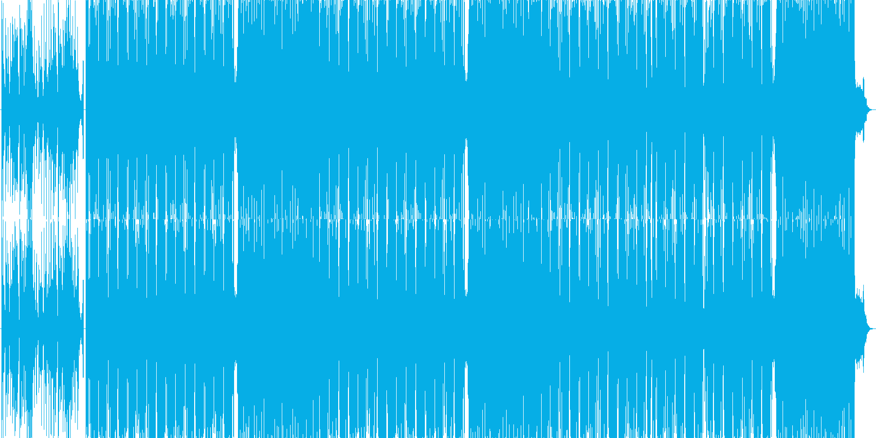怪しいサイバーエスニックの再生済みの波形