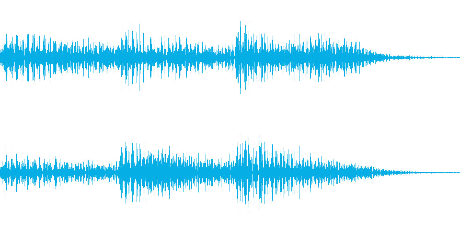 ピロリッ!! トランス風決定音。の再生済みの波形