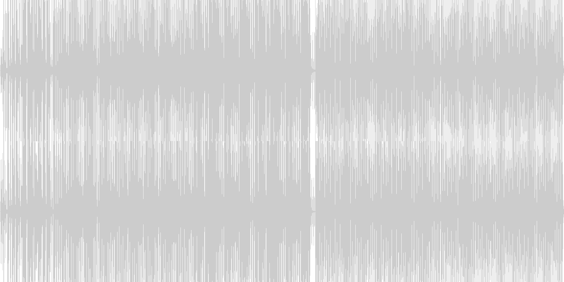ラジオのBGMなどで使えるかわいい楽曲の未再生の波形