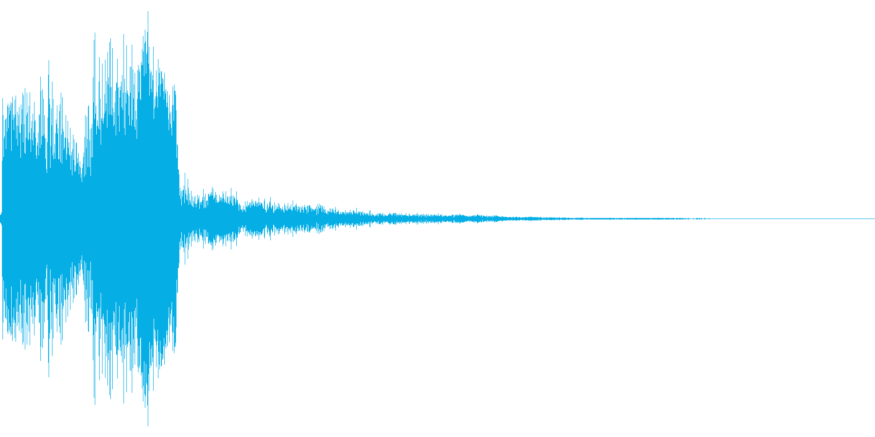 ポップアップ 決定音系 丸めの音 002の再生済みの波形