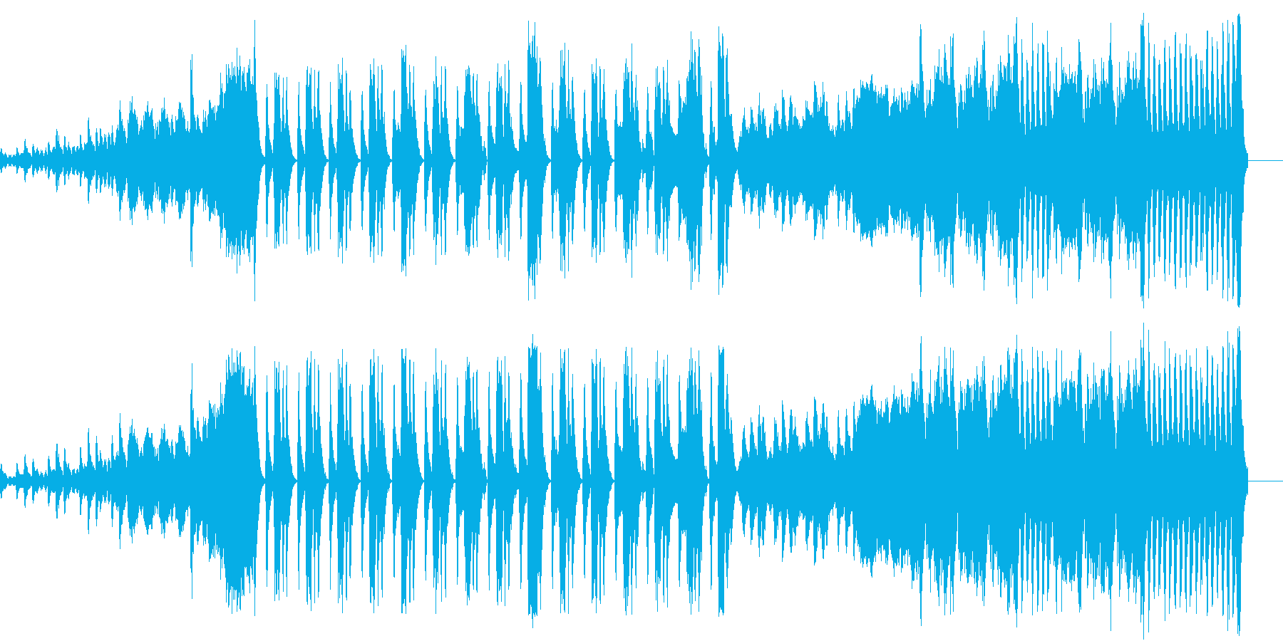 Windowsに内蔵されている音源(M…の再生済みの波形