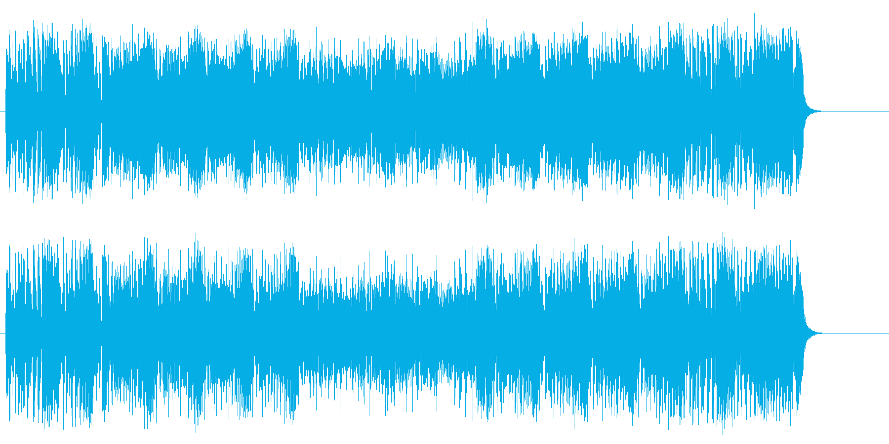 颯爽としてハデなファンク/フュージョンの再生済みの波形