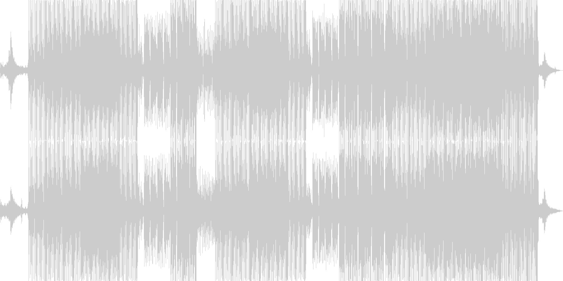 エキサイティングでスリリングで疾走感の未再生の波形