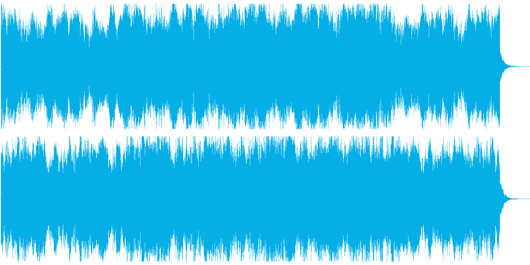 大編成ストリングスのダークな広告音楽の再生済みの波形