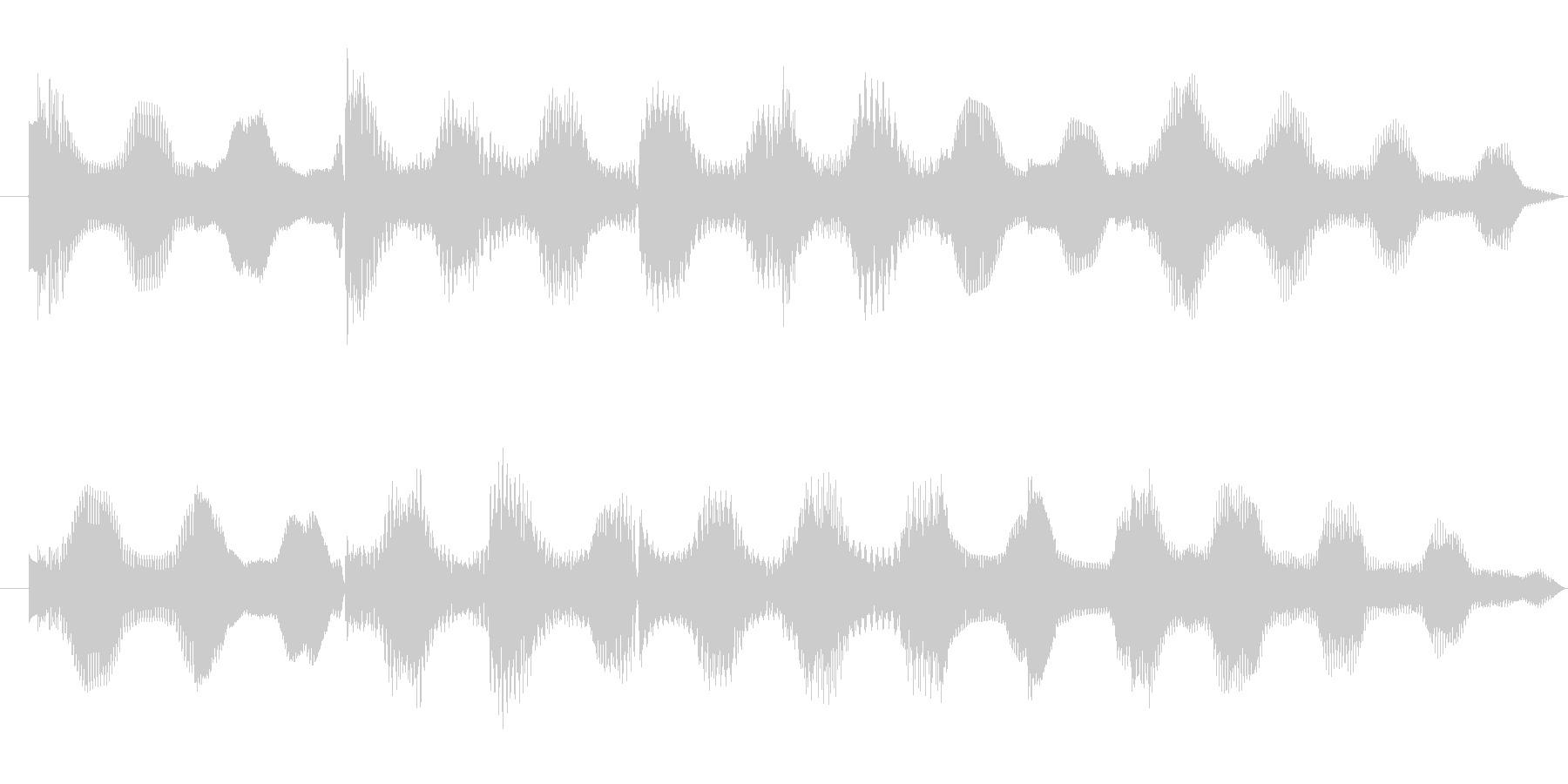 E.Piano soundの未再生の波形