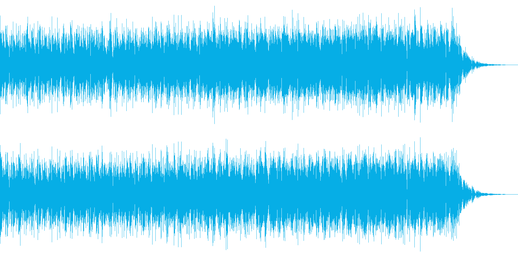 soul風の明るめなポップスの再生済みの波形