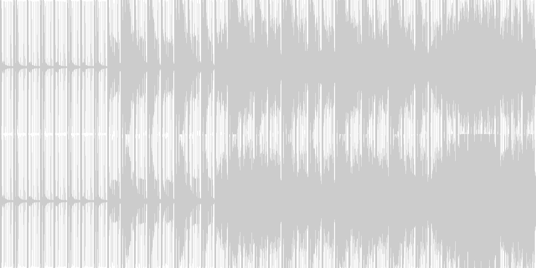 ループ暗く静かなエレクトロニカ選択画面他の未再生の波形