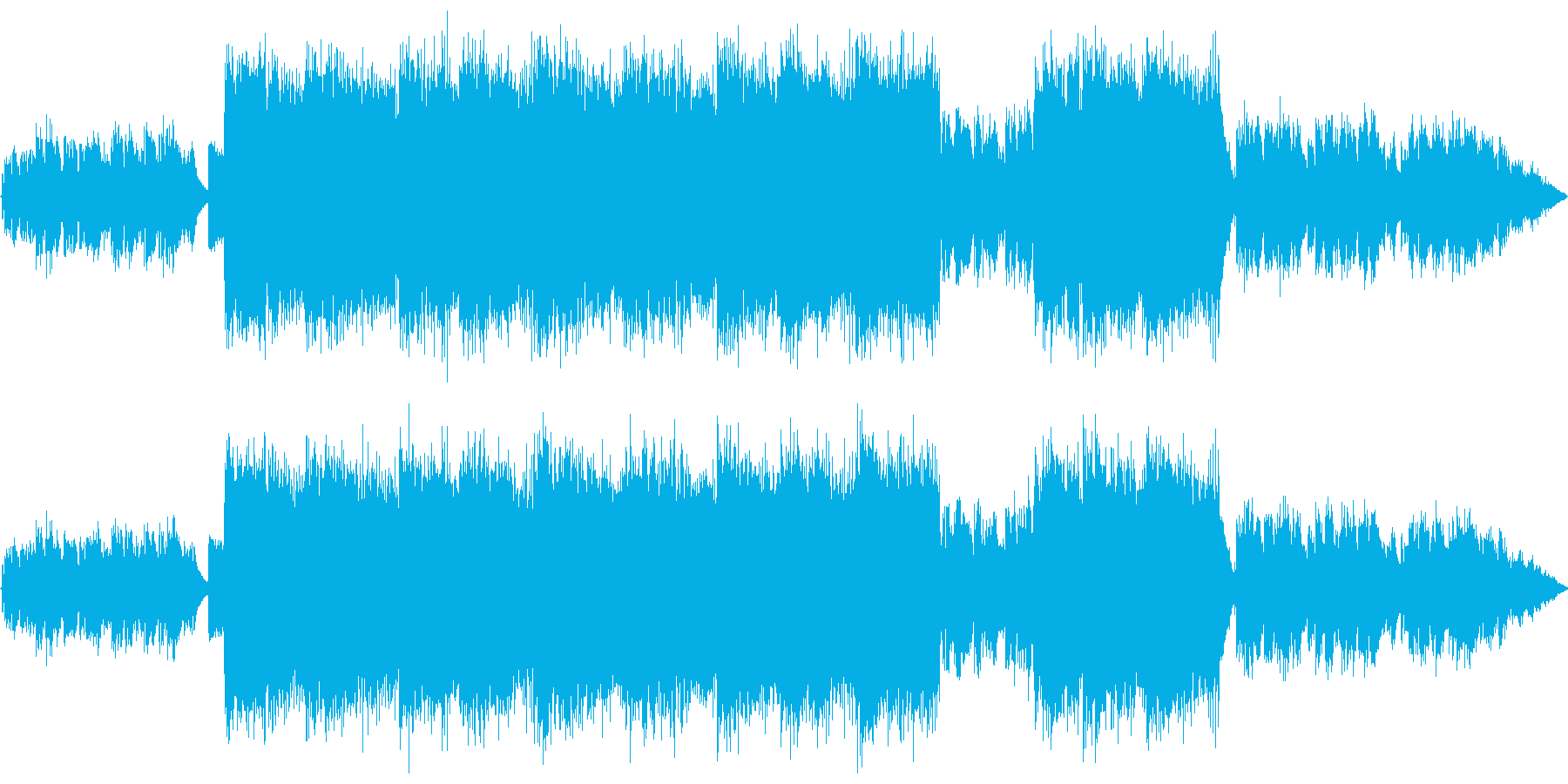ロック ポップ 男声ボーカル 英詞の再生済みの波形