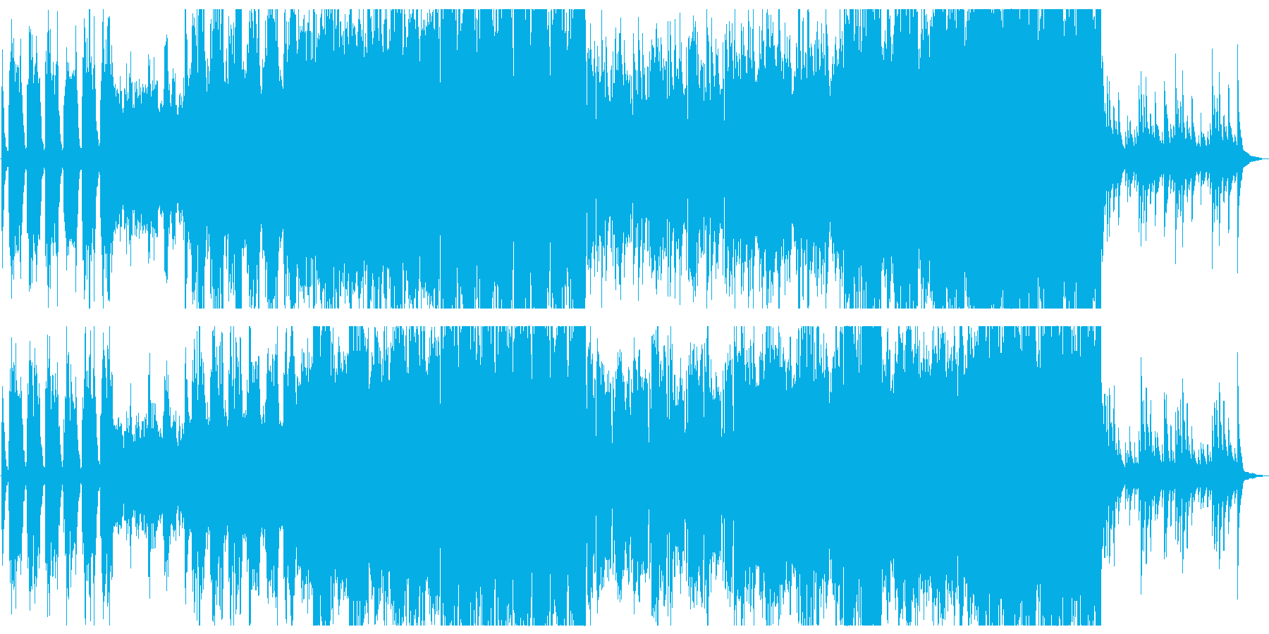 高貴な雰囲気のクラシカル曲の再生済みの波形