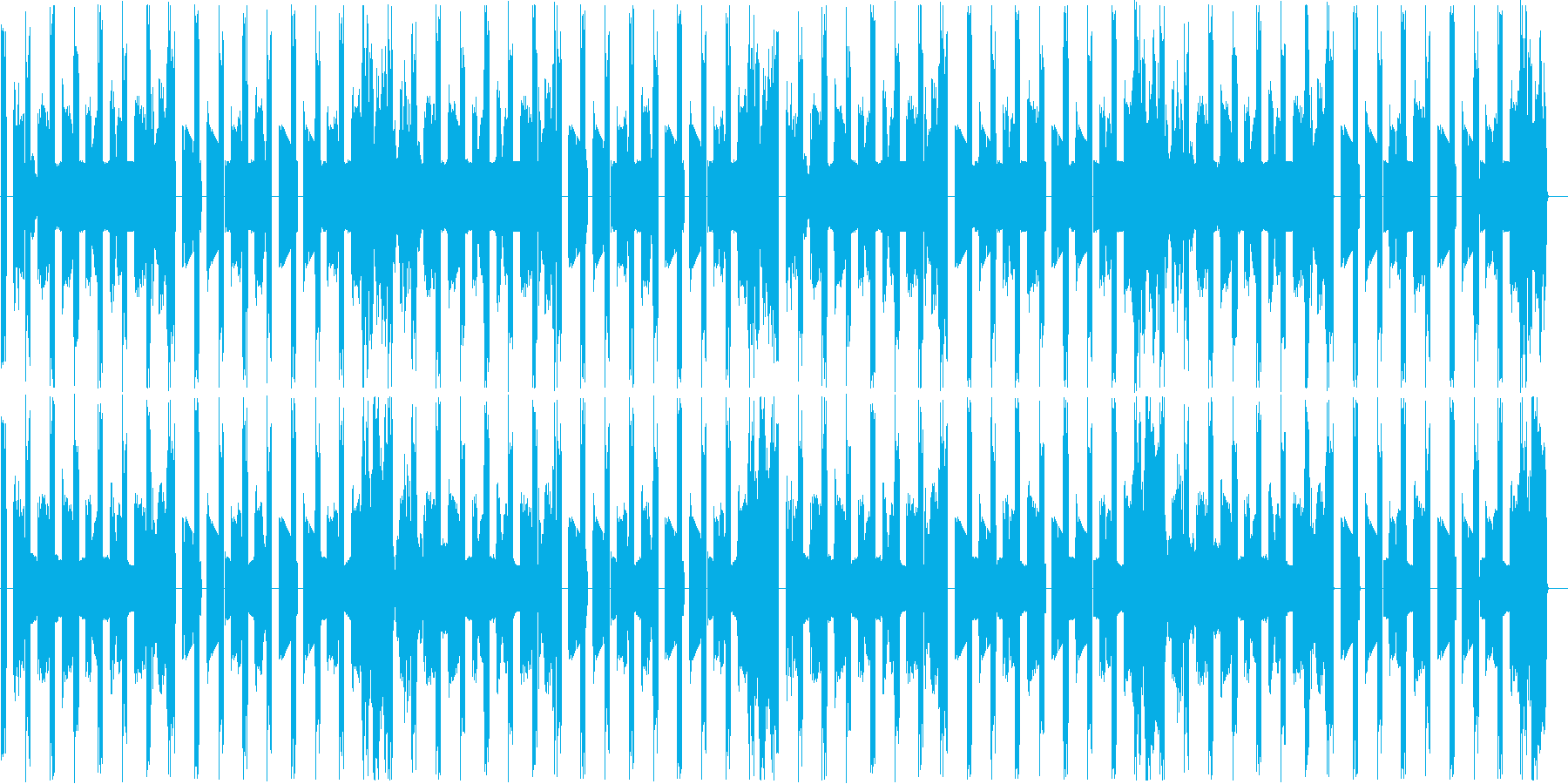 ベースとパーカッションだけの曲ですの再生済みの波形