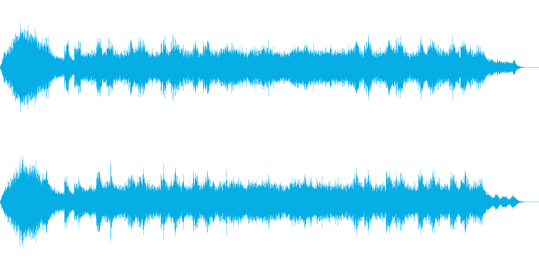 アンビエント環境音楽ヒーリング-06の再生済みの波形