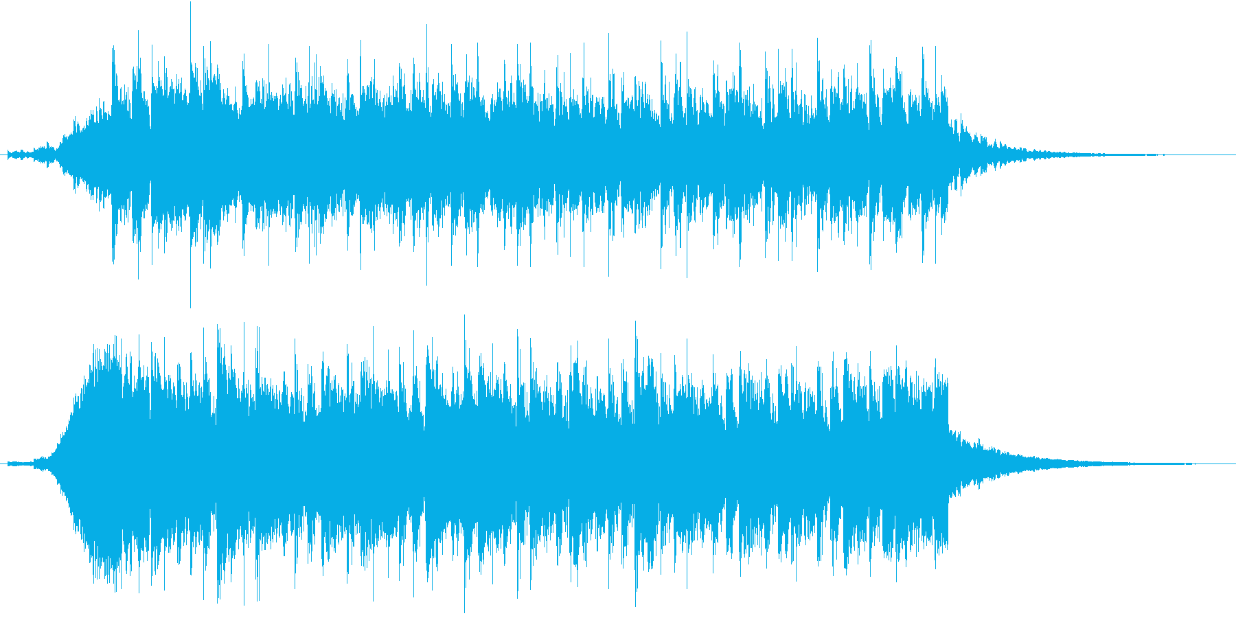 冒険感があり太いリズムの映像向け楽曲の再生済みの波形