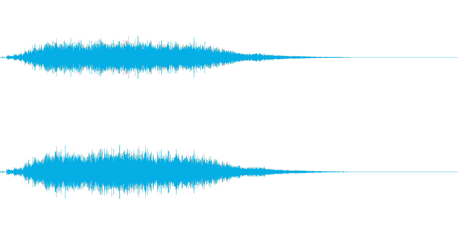 街の音シリーズ 歓声と拍手 ショートの再生済みの波形