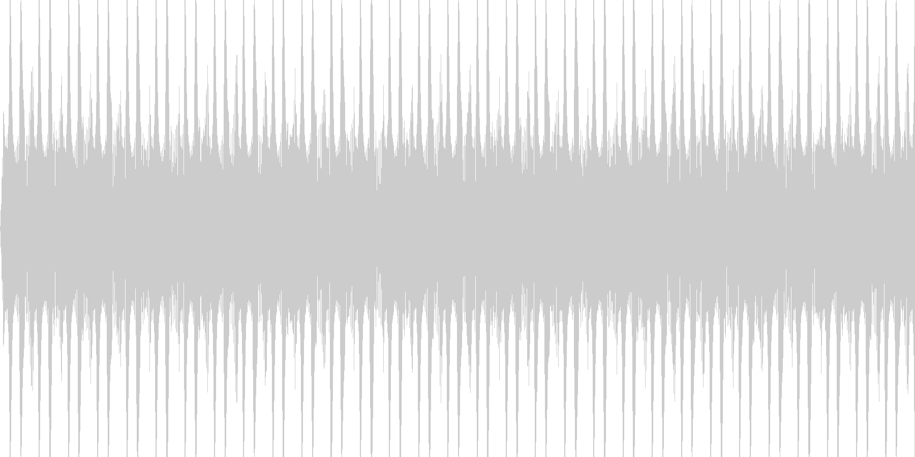 カウントするときの音の未再生の波形