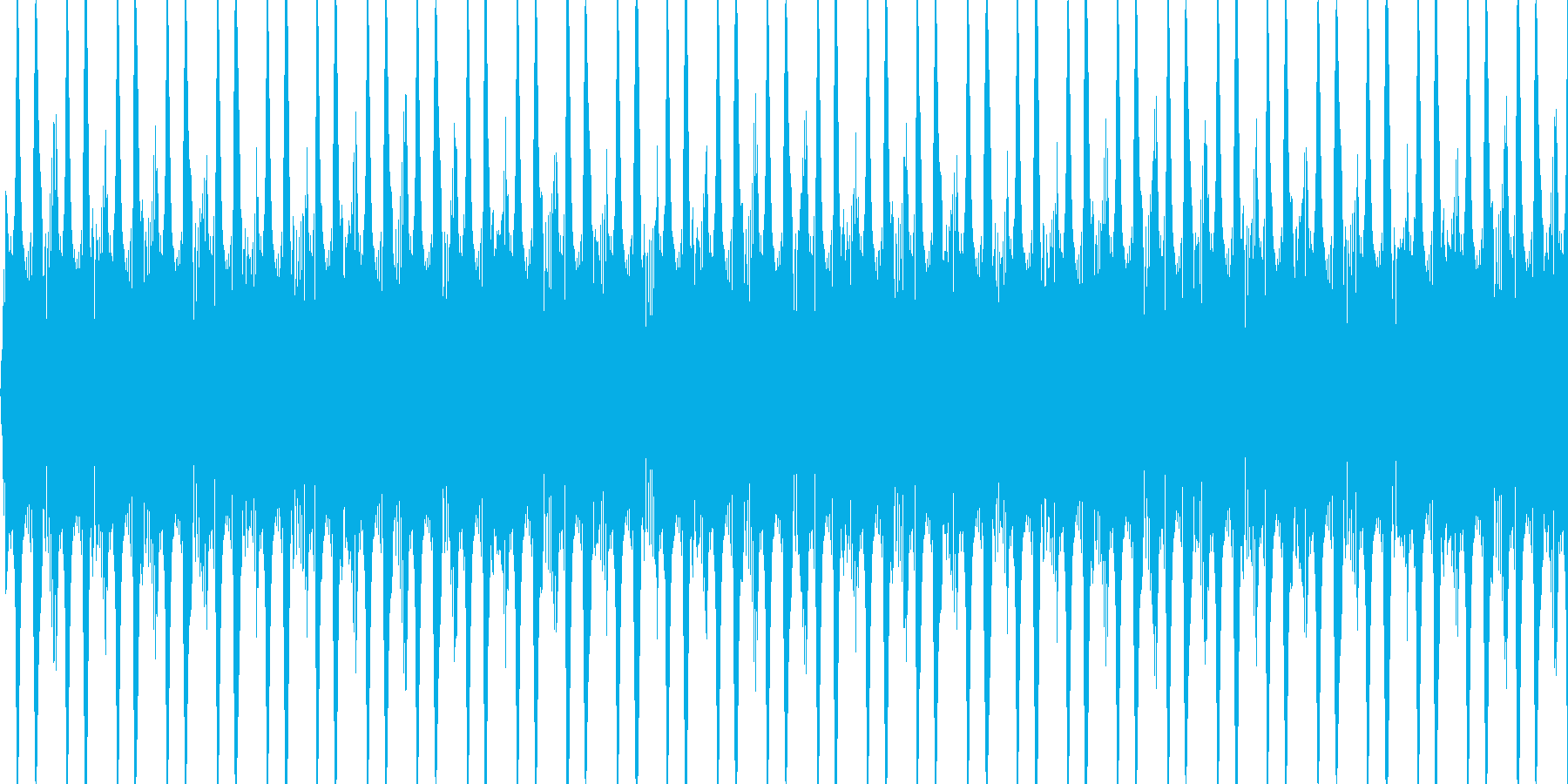 カウントするときの音の再生済みの波形