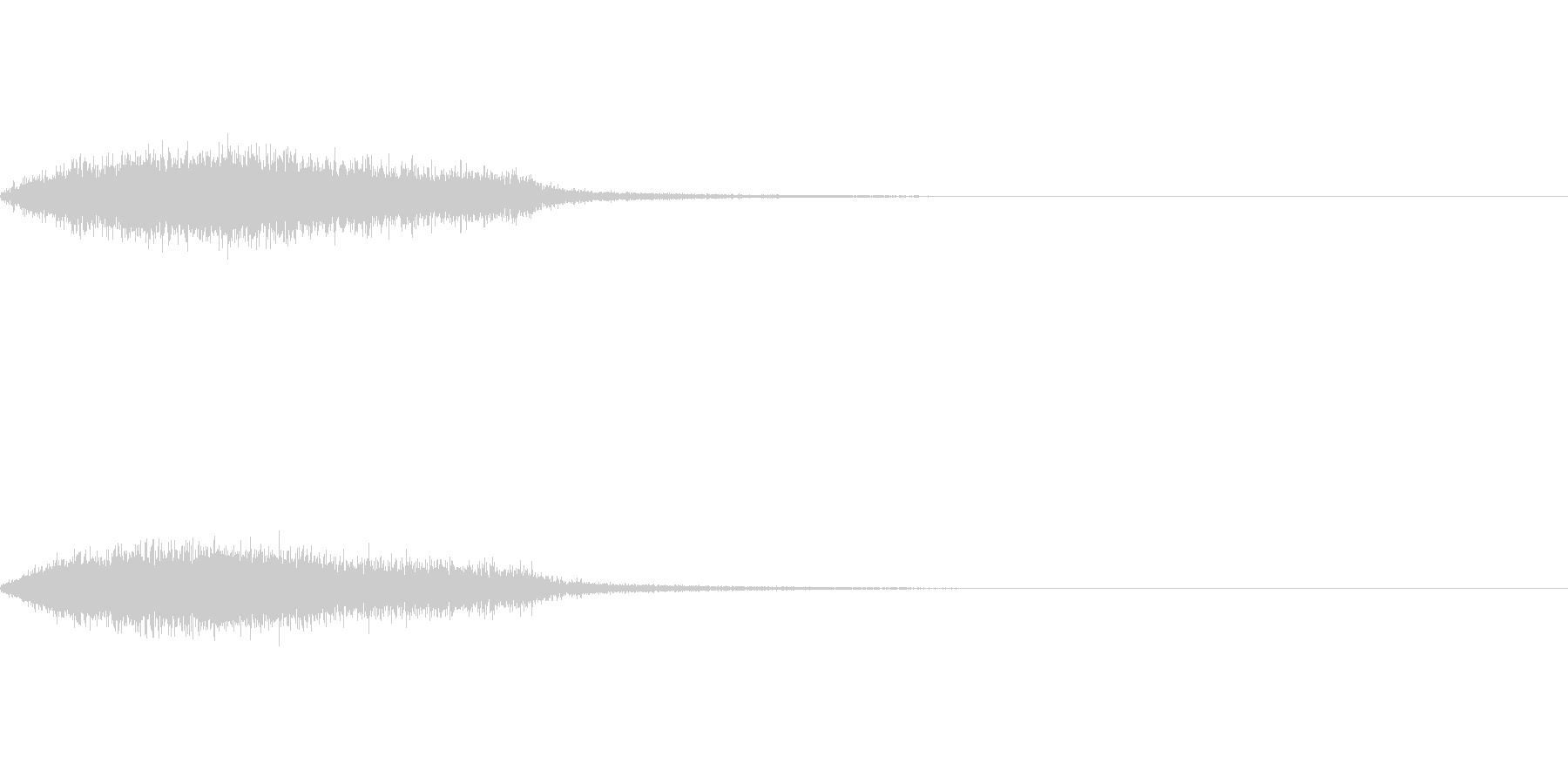 効果音 ホラー その3の未再生の波形