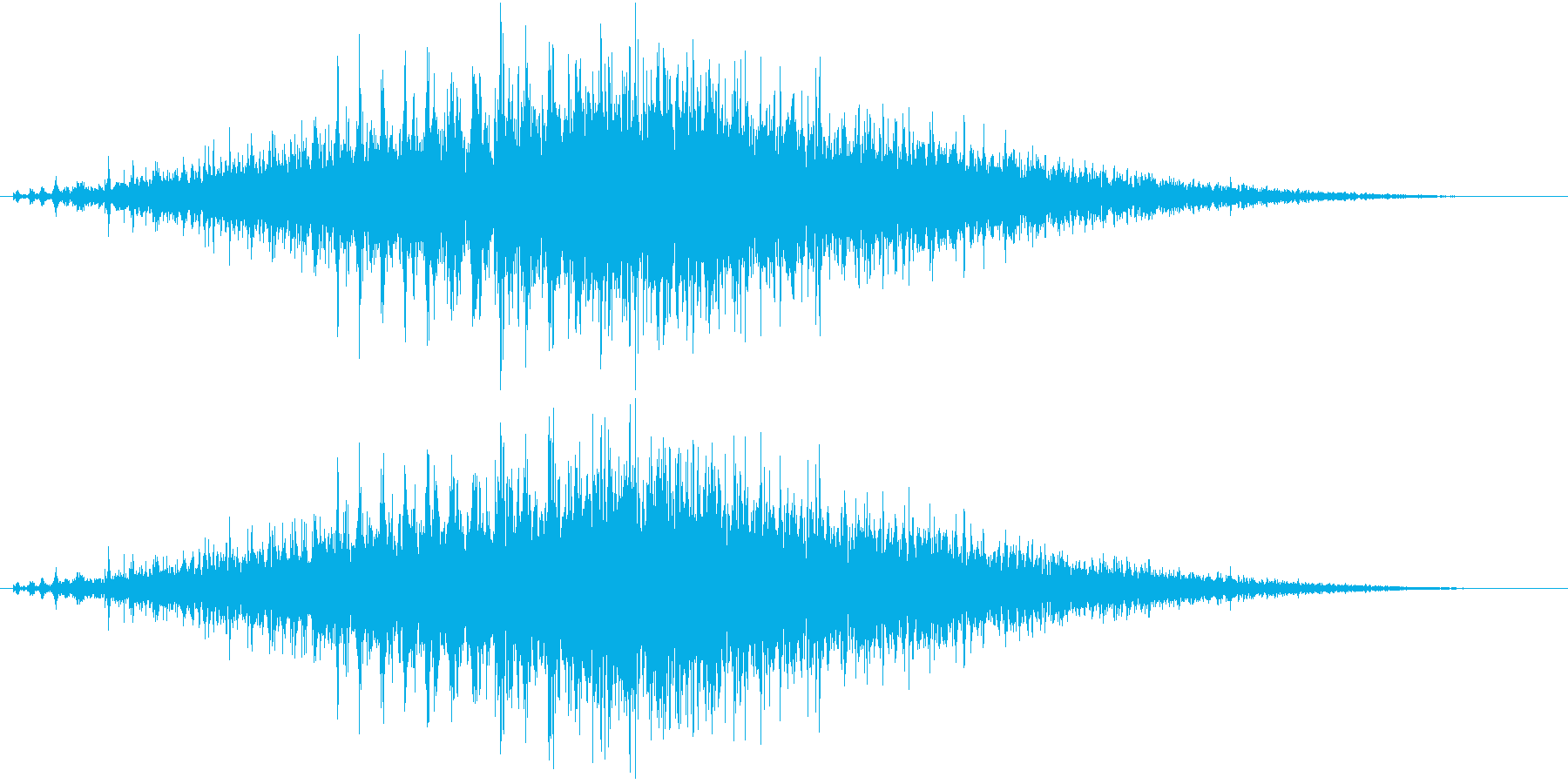 音侍SE「シュルシュル」石を擦った鈴の音の再生済みの波形